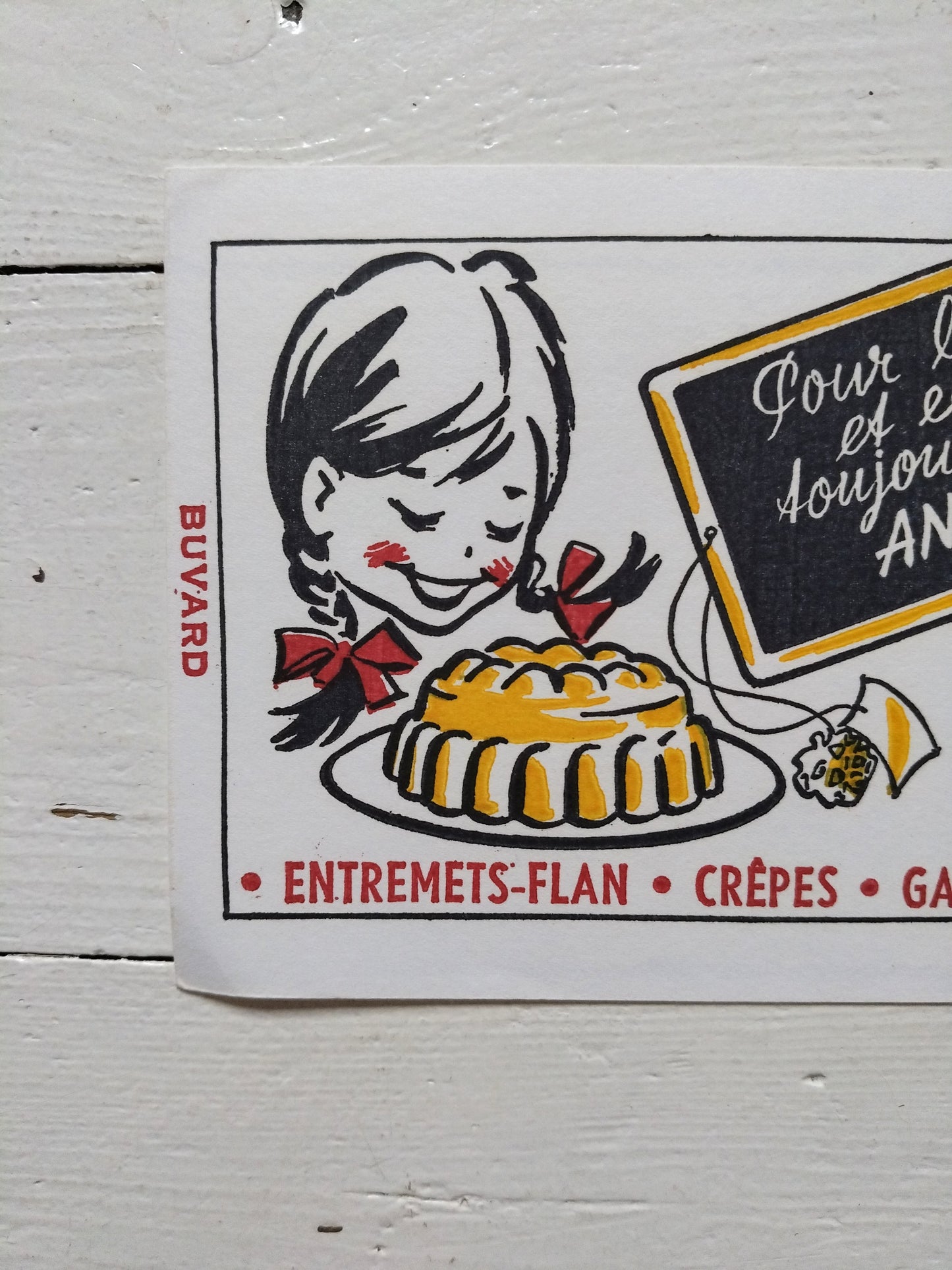 Ancien buvard publicitaire Ancel