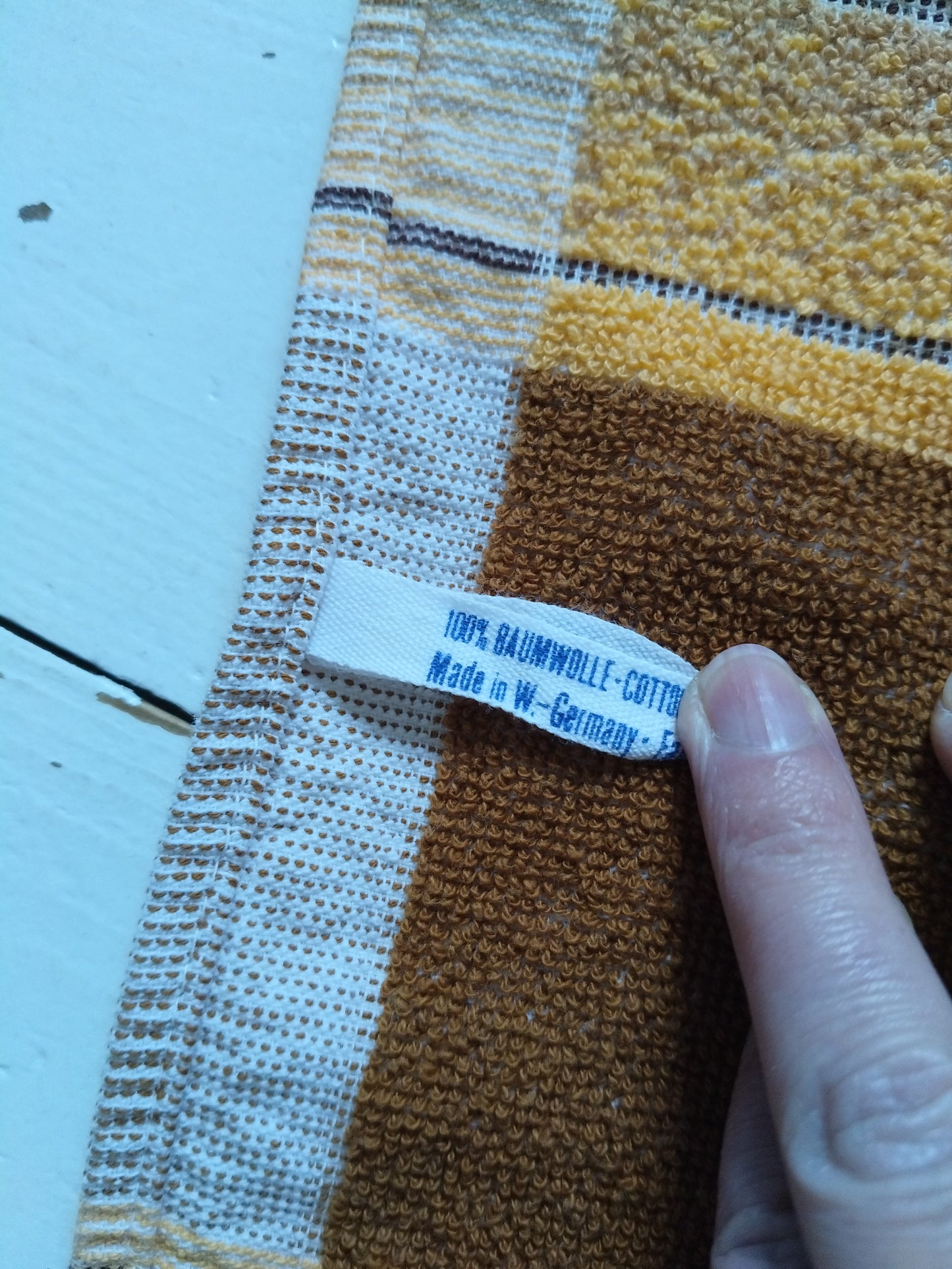 Serviette de toilette West Germany