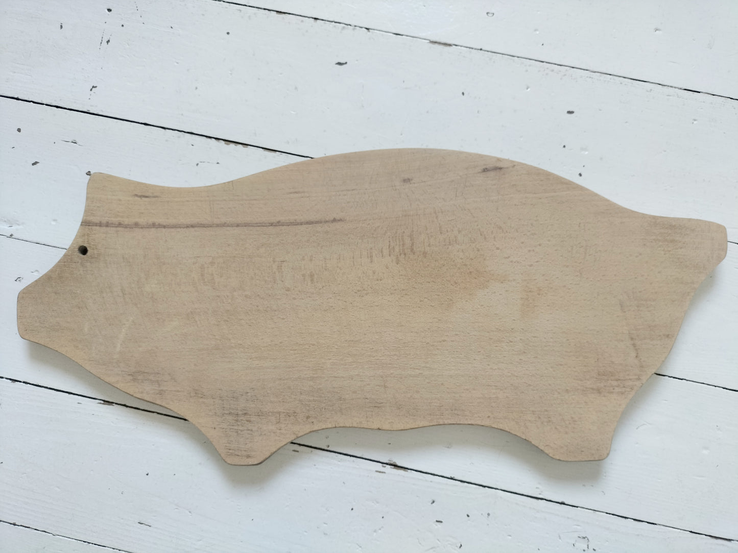 Ancienne grande planche à découper ou de service 🐖 en bois