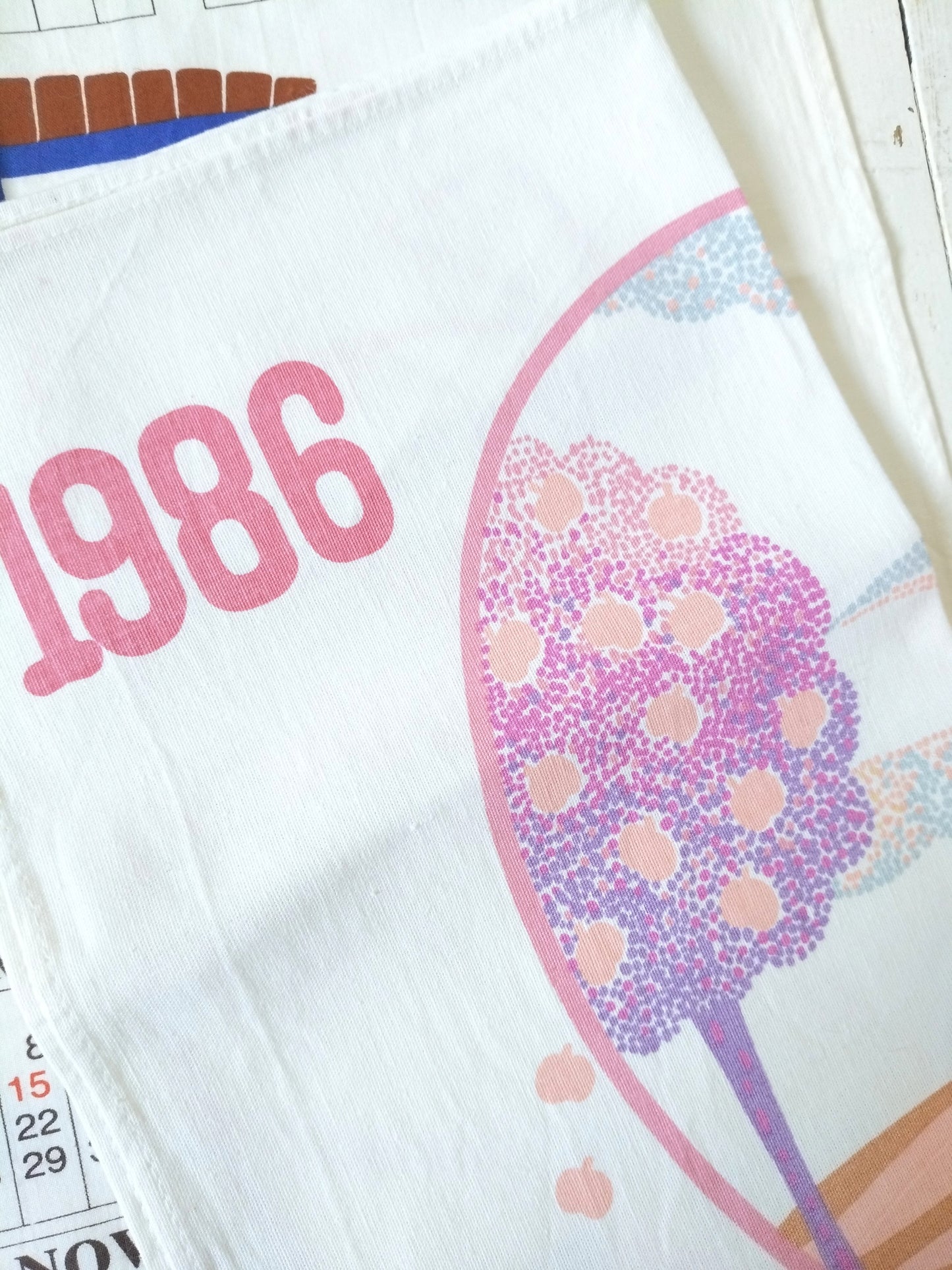 Torchon calendrier 1986 Vie Féminine - cetaitmieuxavant