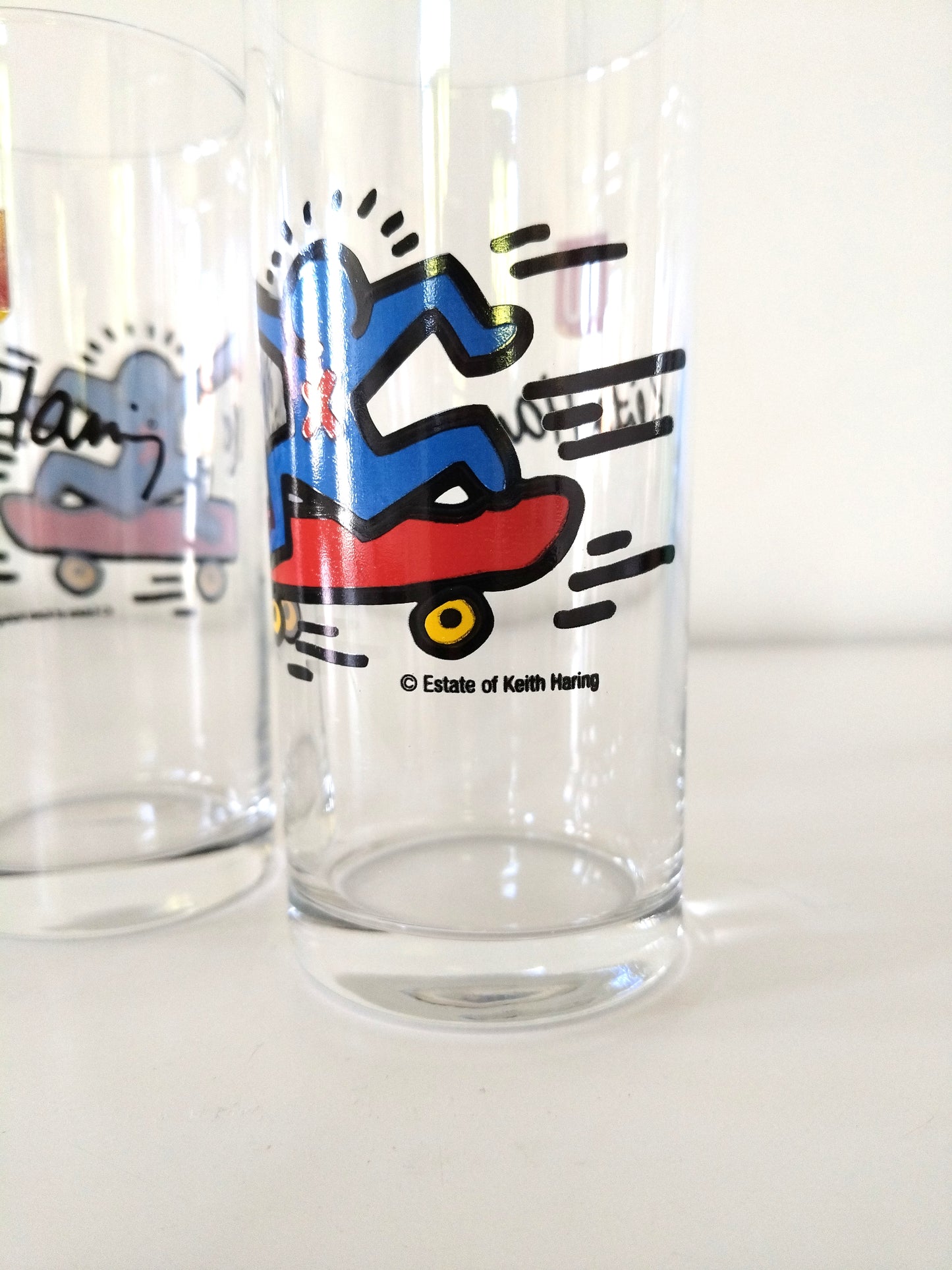 Verre Keith Haring publicitaire Lu à l'unité
