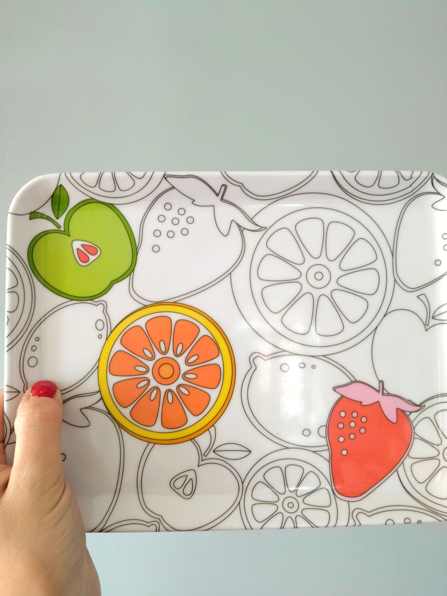 Petit plateau en plastique
