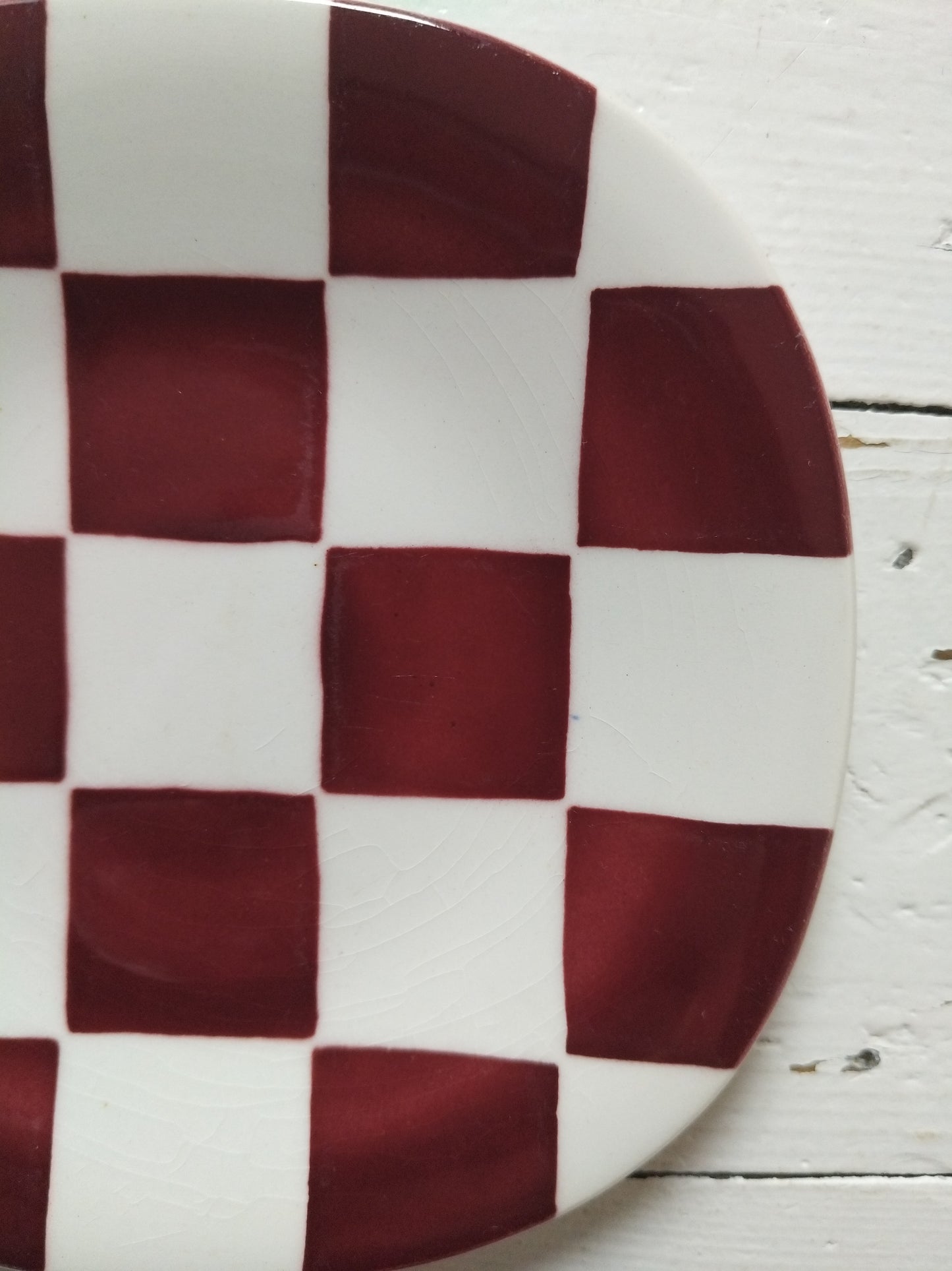 Petite assiette/ soucoupe Boch La Louvière Damier au choix