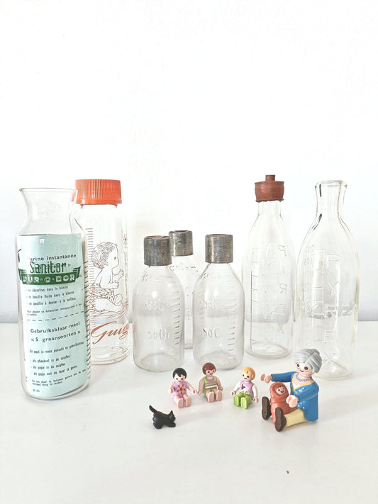 Ancien biberon Sanitor - Guigoz - Pyrex au choix