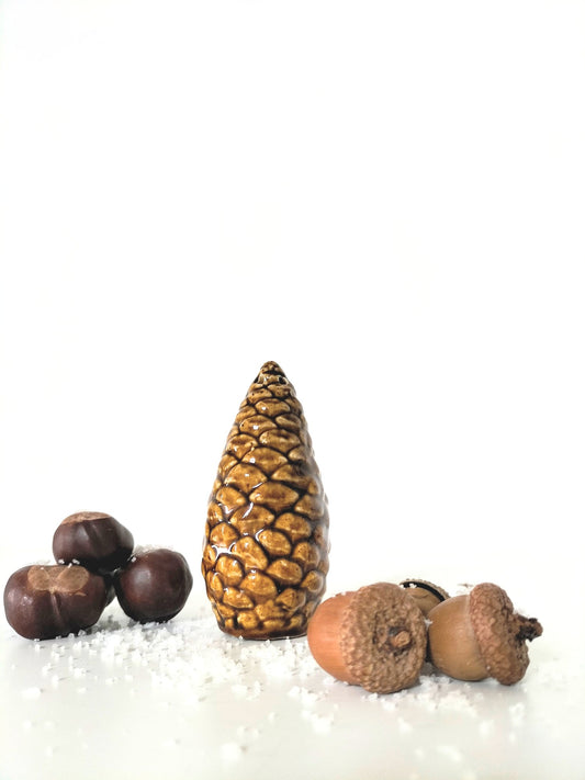 Salière pomme de pin
