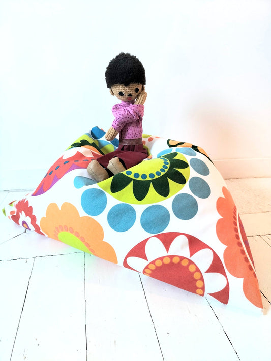 Pouf tissu Helen Trast pour Ikea