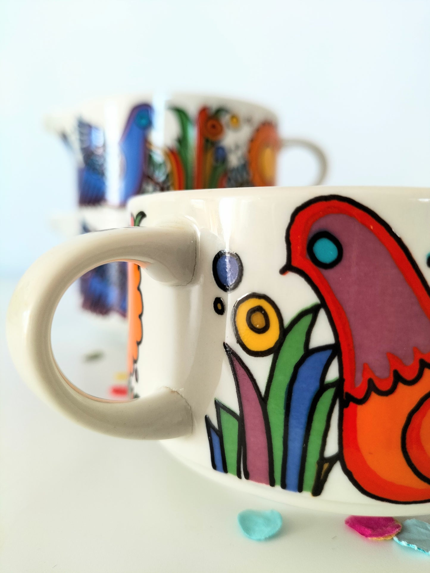 Pot à lait / sucrier-ramequin Boch Acapulco