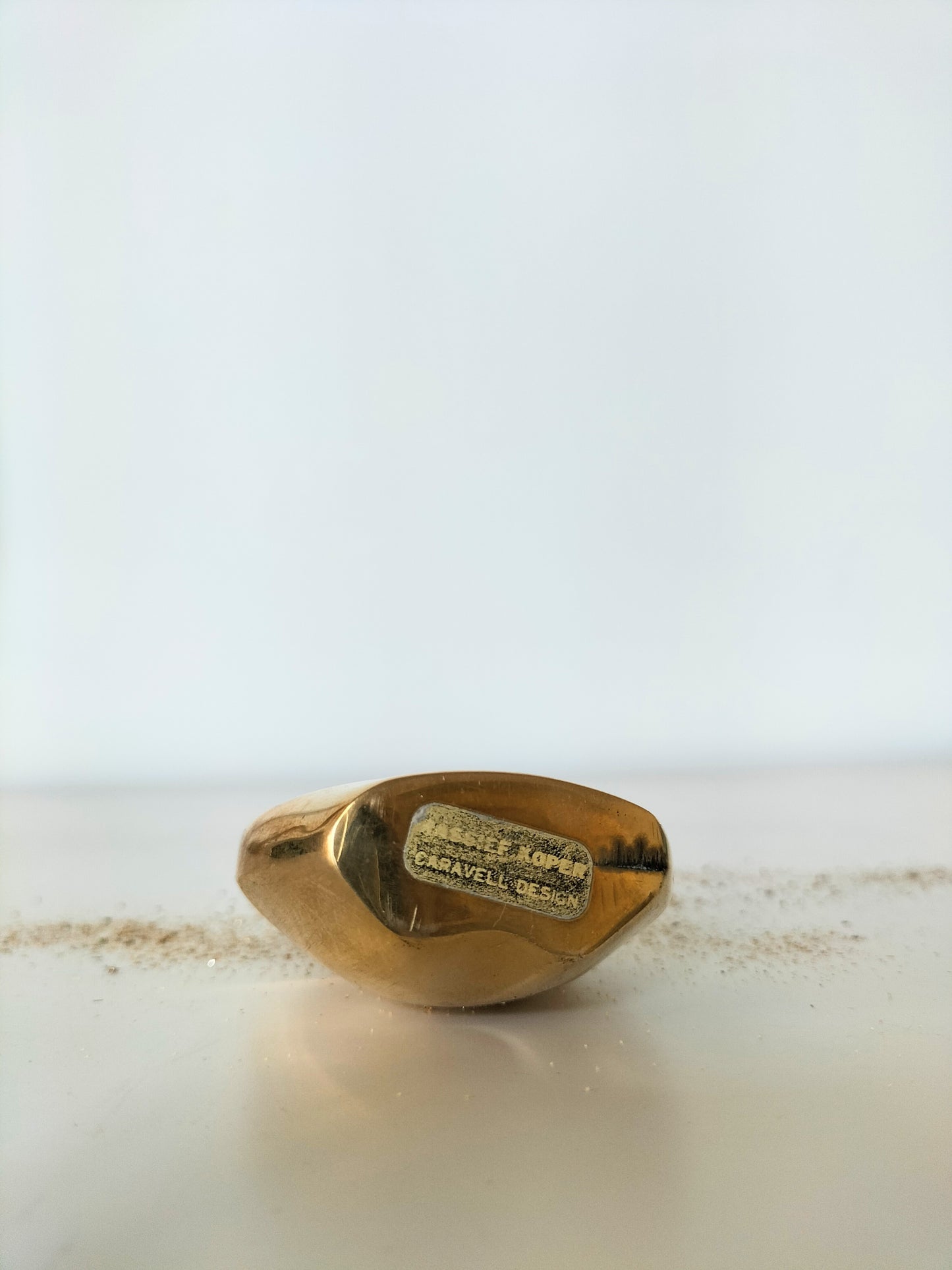 Trio de hiboux en laiton Caravell Design