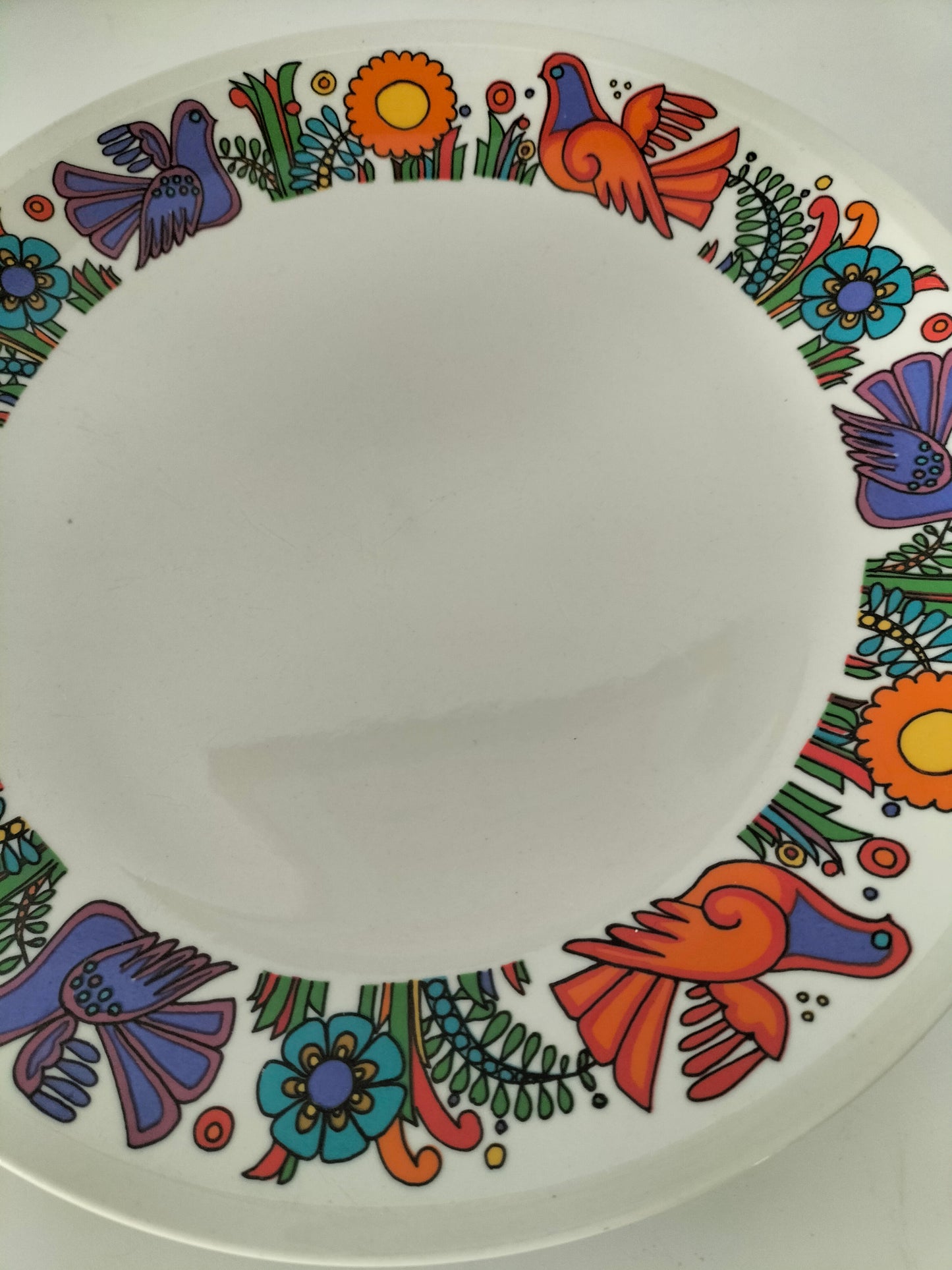 Grande assiette Boch Acapulco