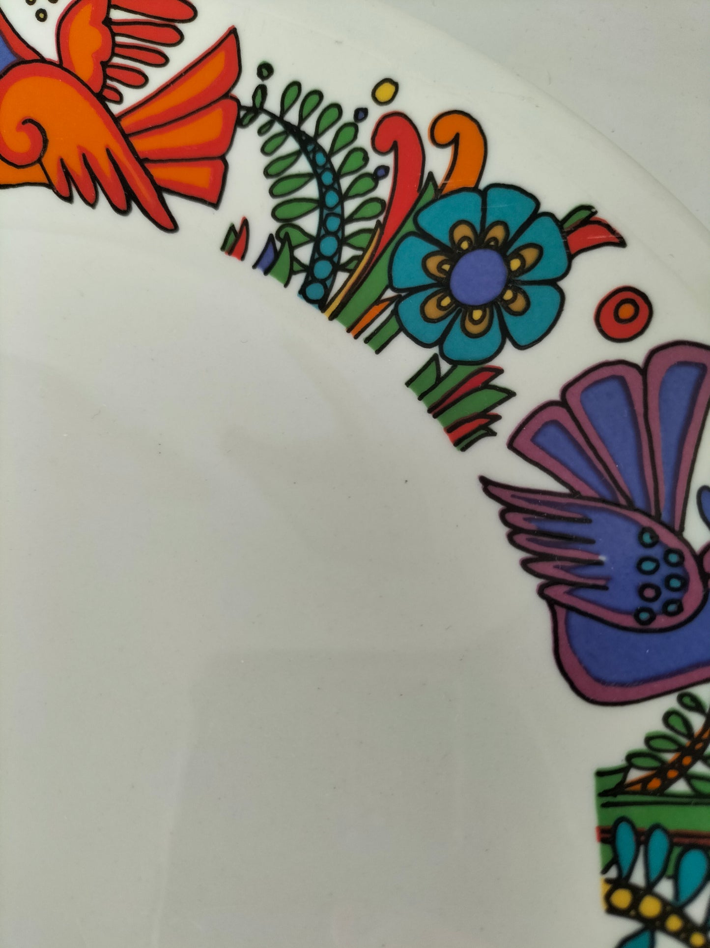 Grande assiette Boch Acapulco