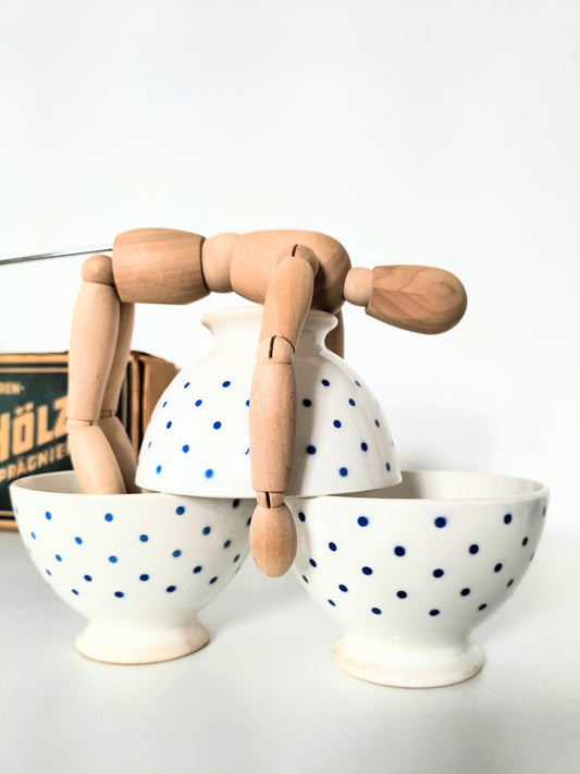 Bol Boch frères Keramis "le petit pois bleu"