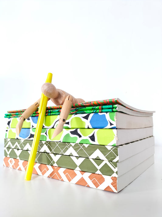 Cahier A5 ligné vintage