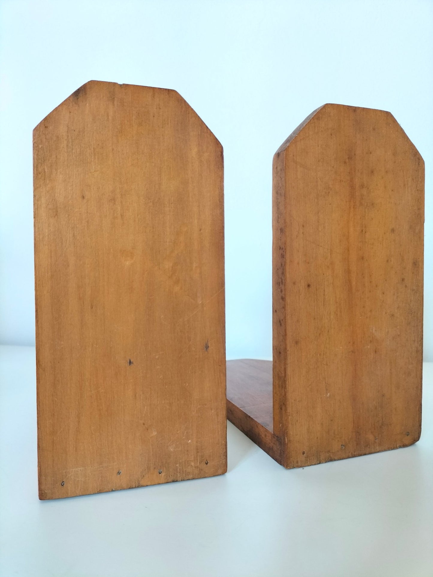 Serre-livres chien en bois