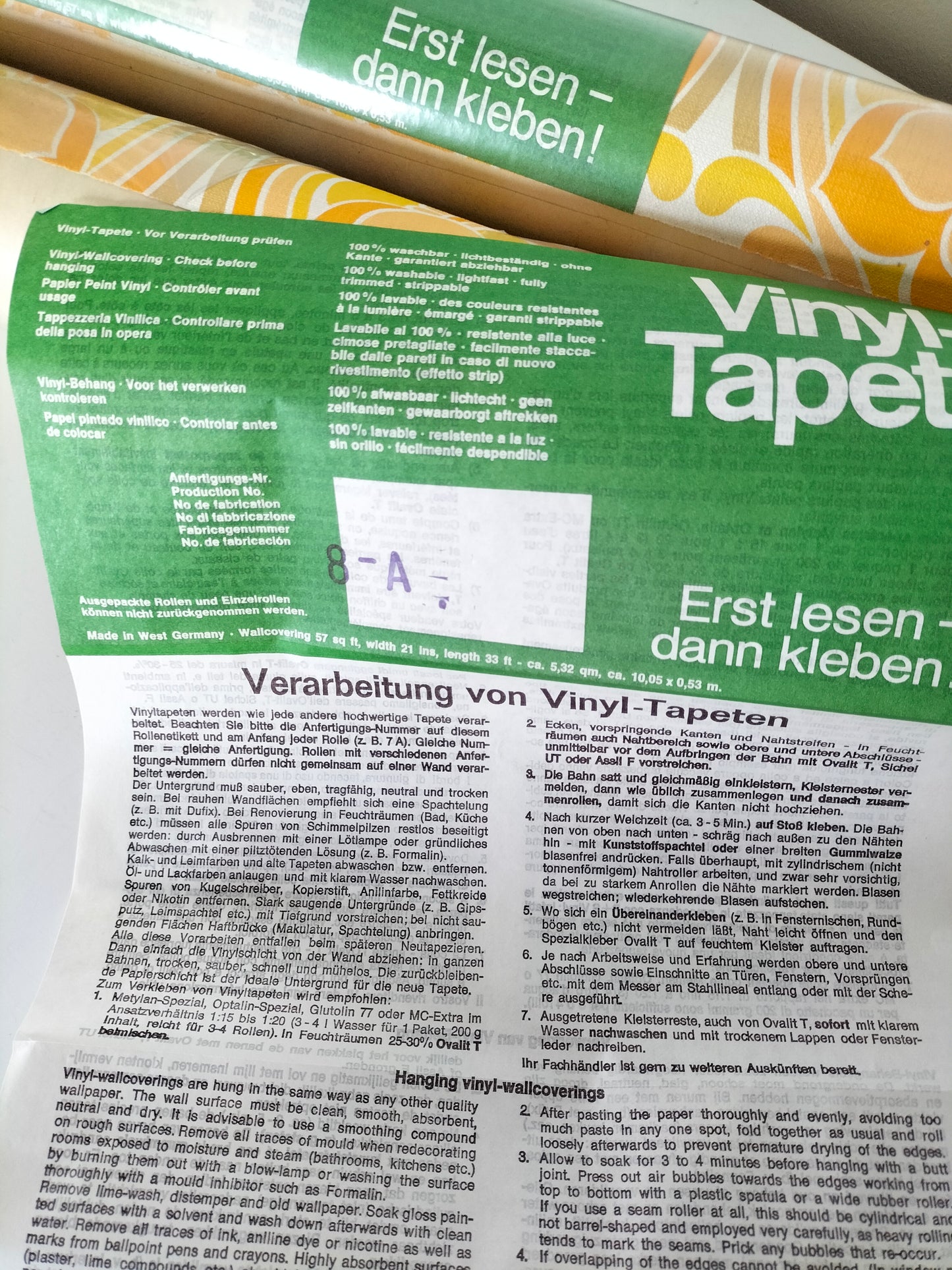 Papier peint - tapisserie vintage