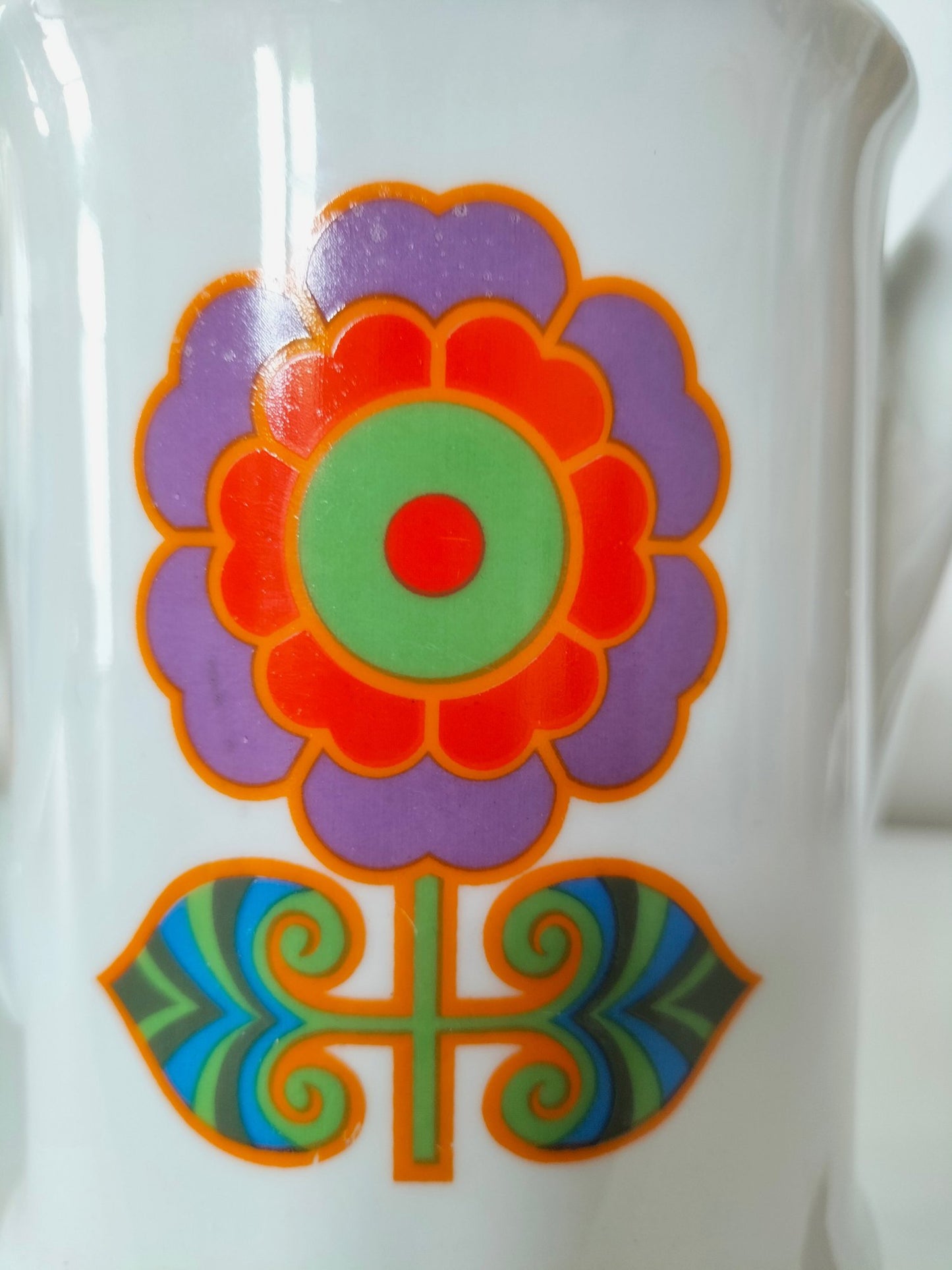 Cafetière/ théière vintage en porcelaine
