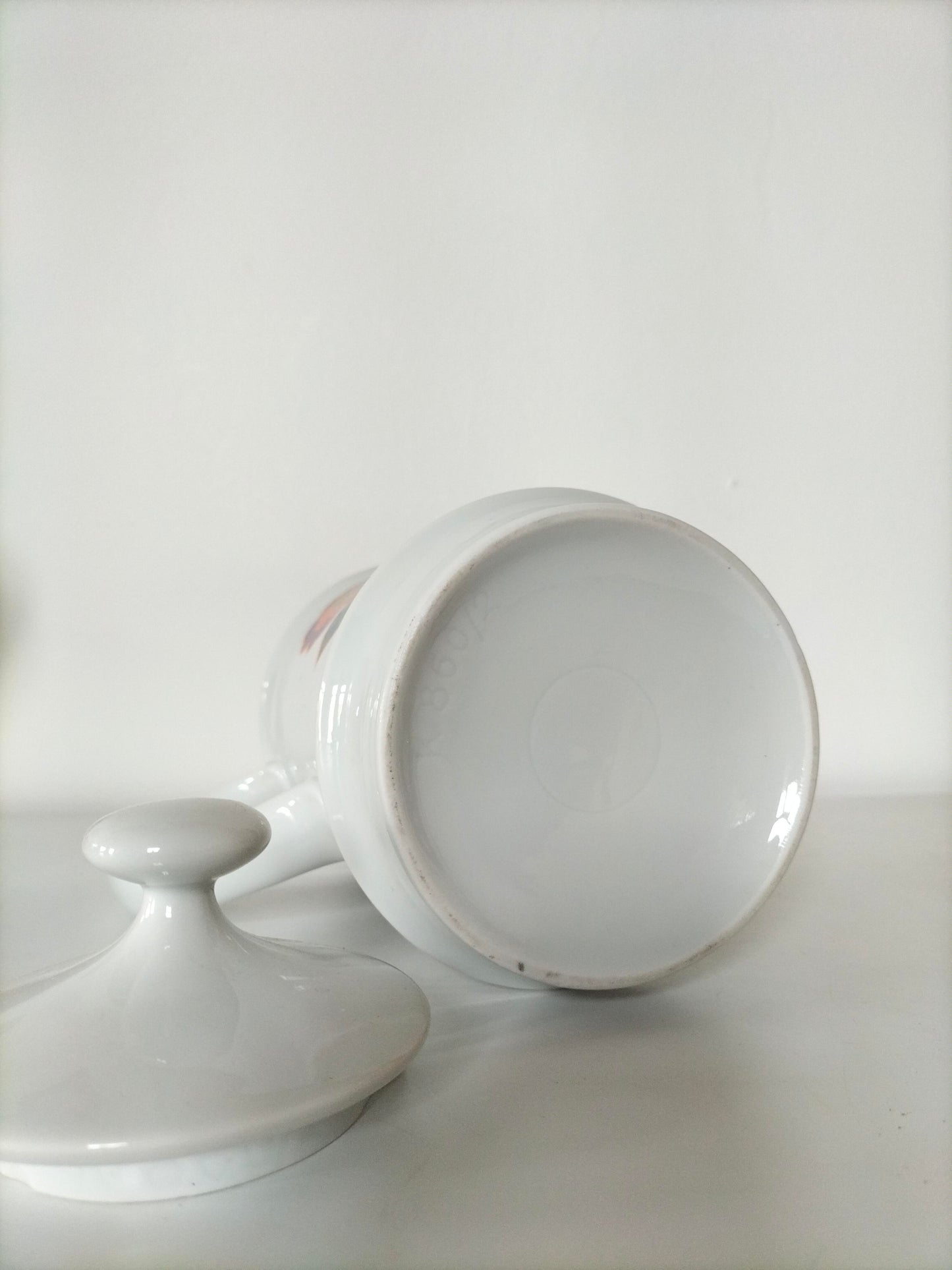 Cafetière/ théière vintage en porcelaine