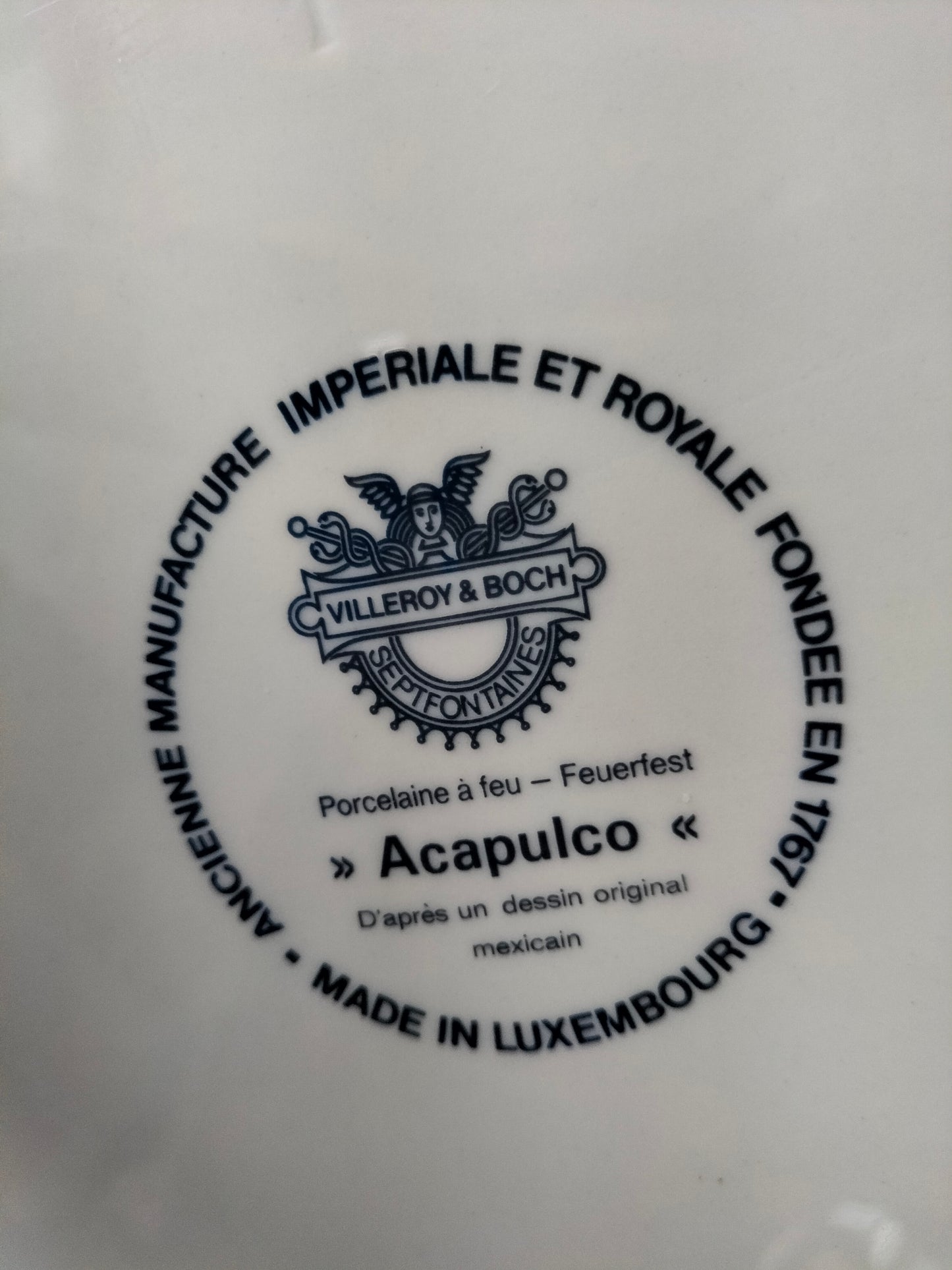 Grand plateau Villeroy et Boch Acapulco