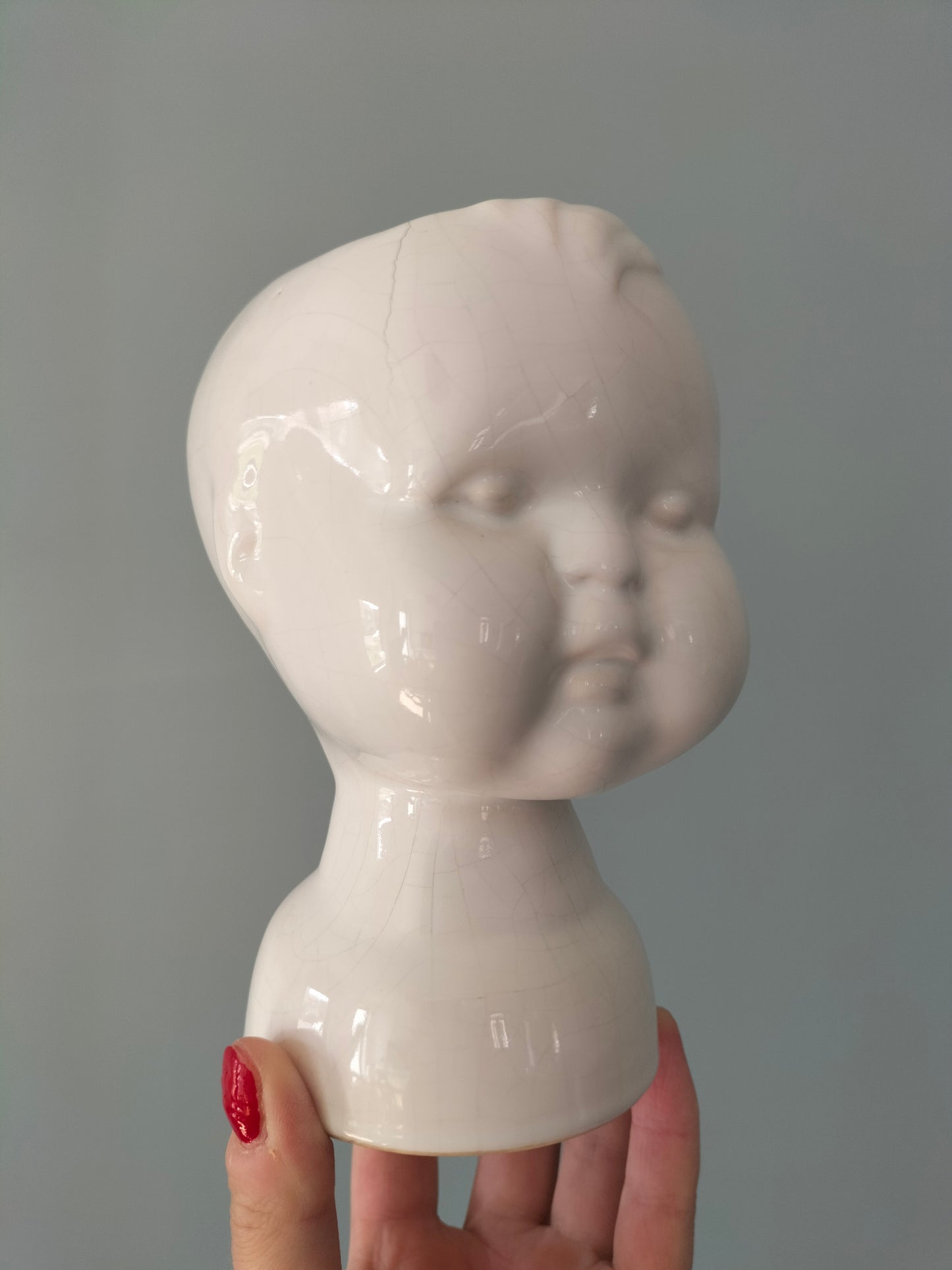 Cache-pot tête bébé