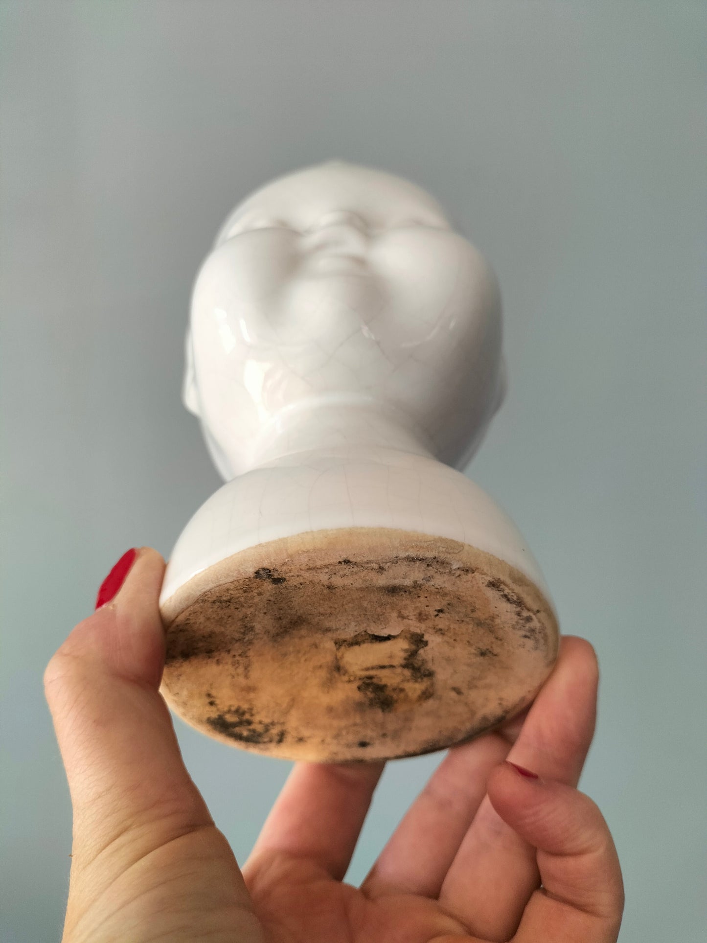 Cache-pot tête bébé