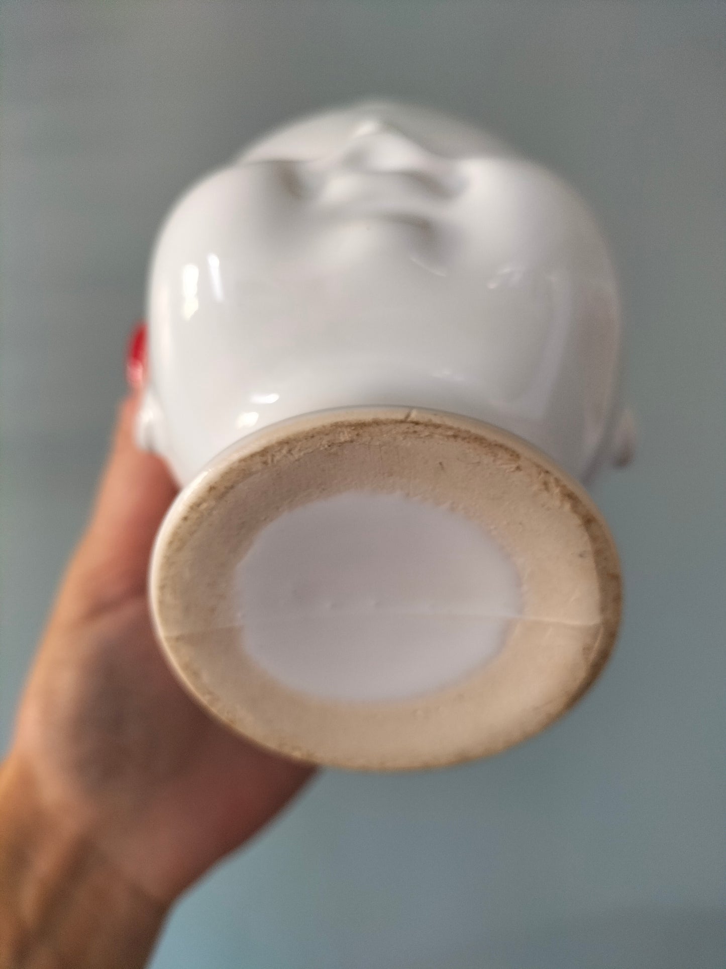 Cache-pot tête de bébé