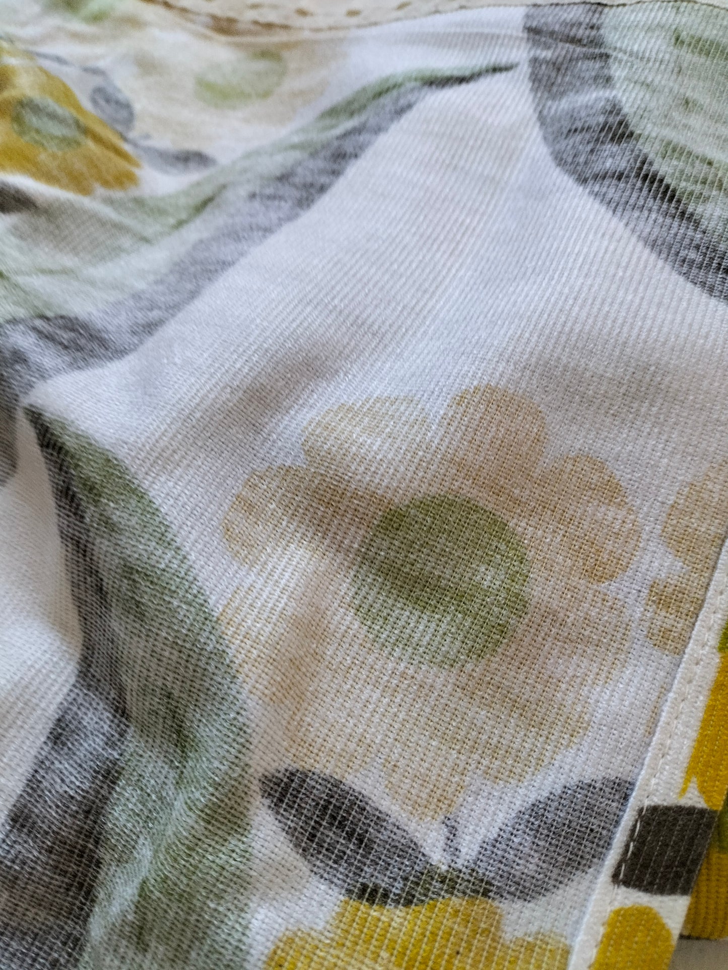 Grand rideau vintage