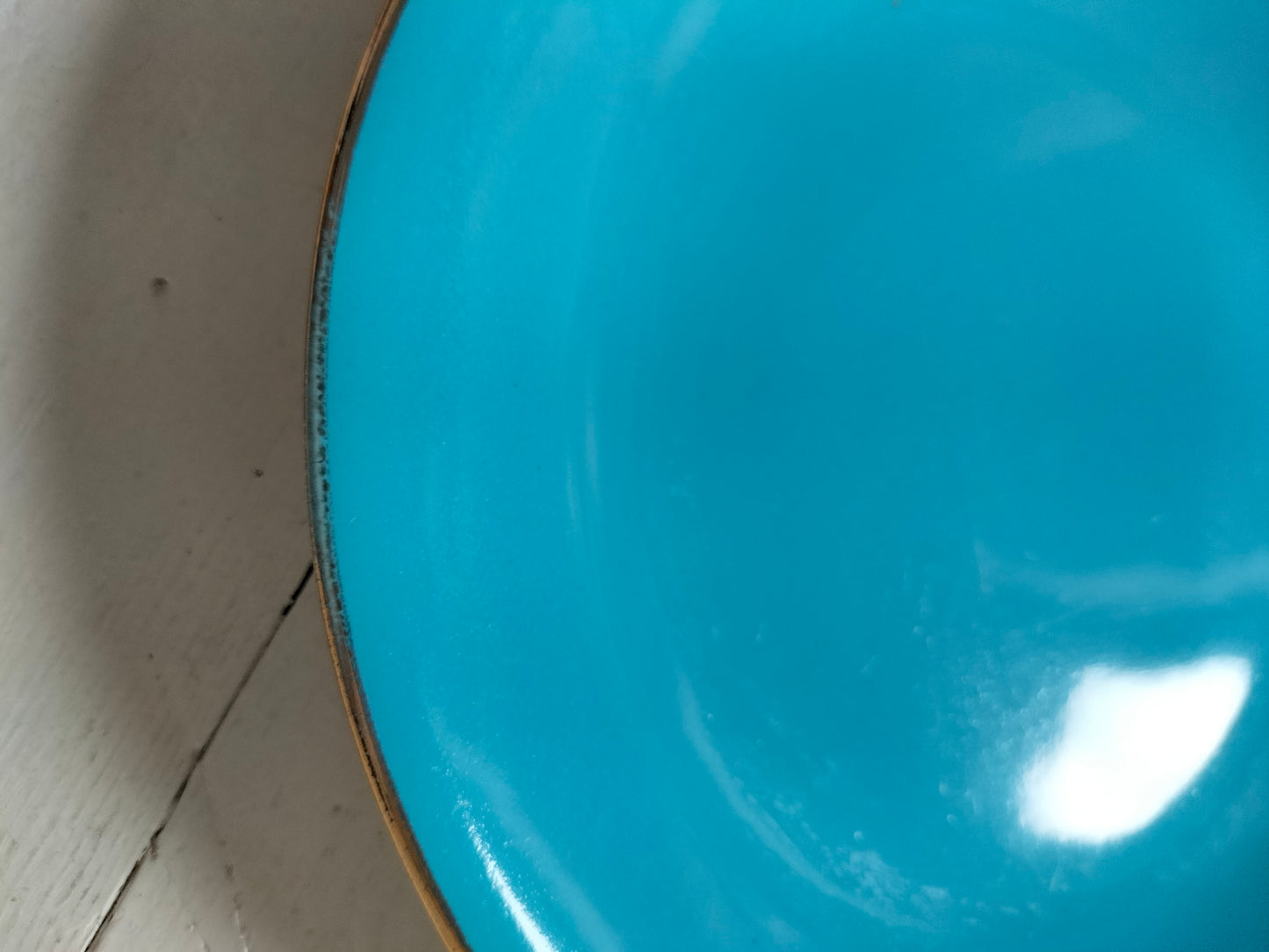 Assiette plate Boch Napoli Saturne