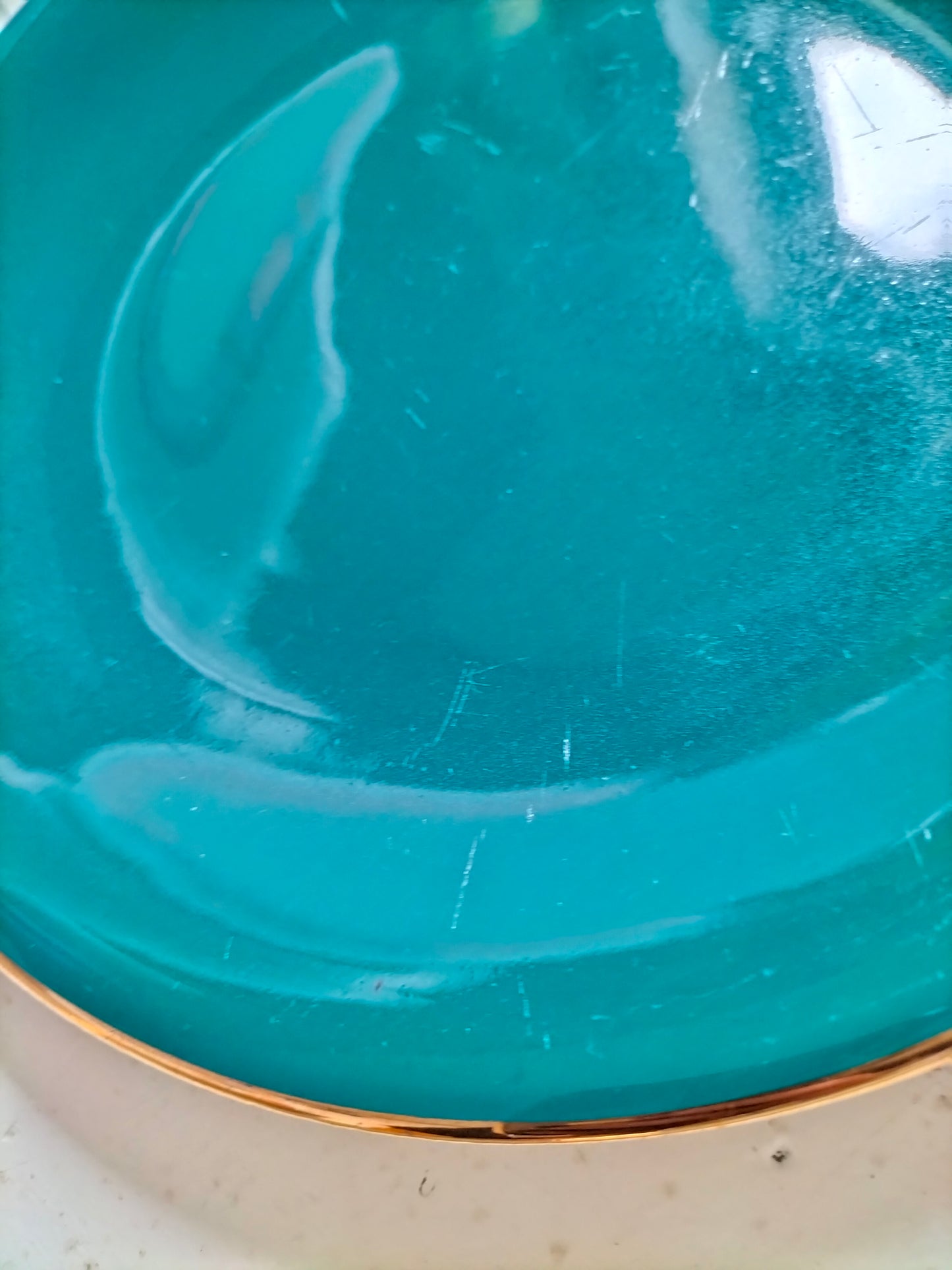 Assiette plate Boch Napoli Saturne