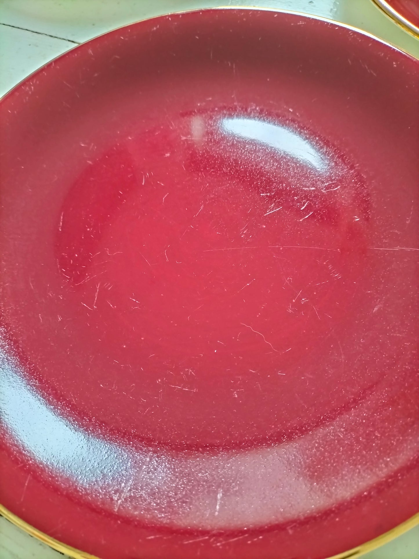 Assiette plate Boch Napoli Saturne