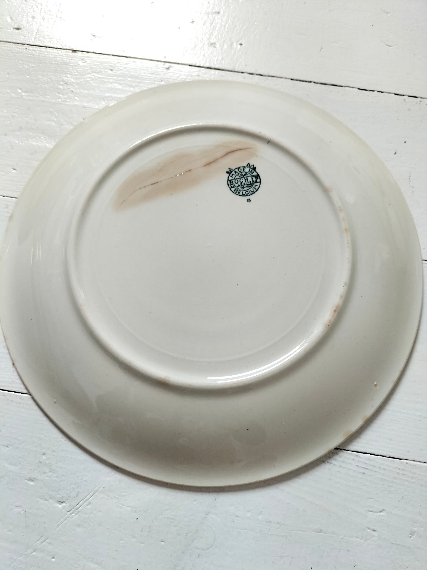 Assiette plate Boch Napoli Saturne