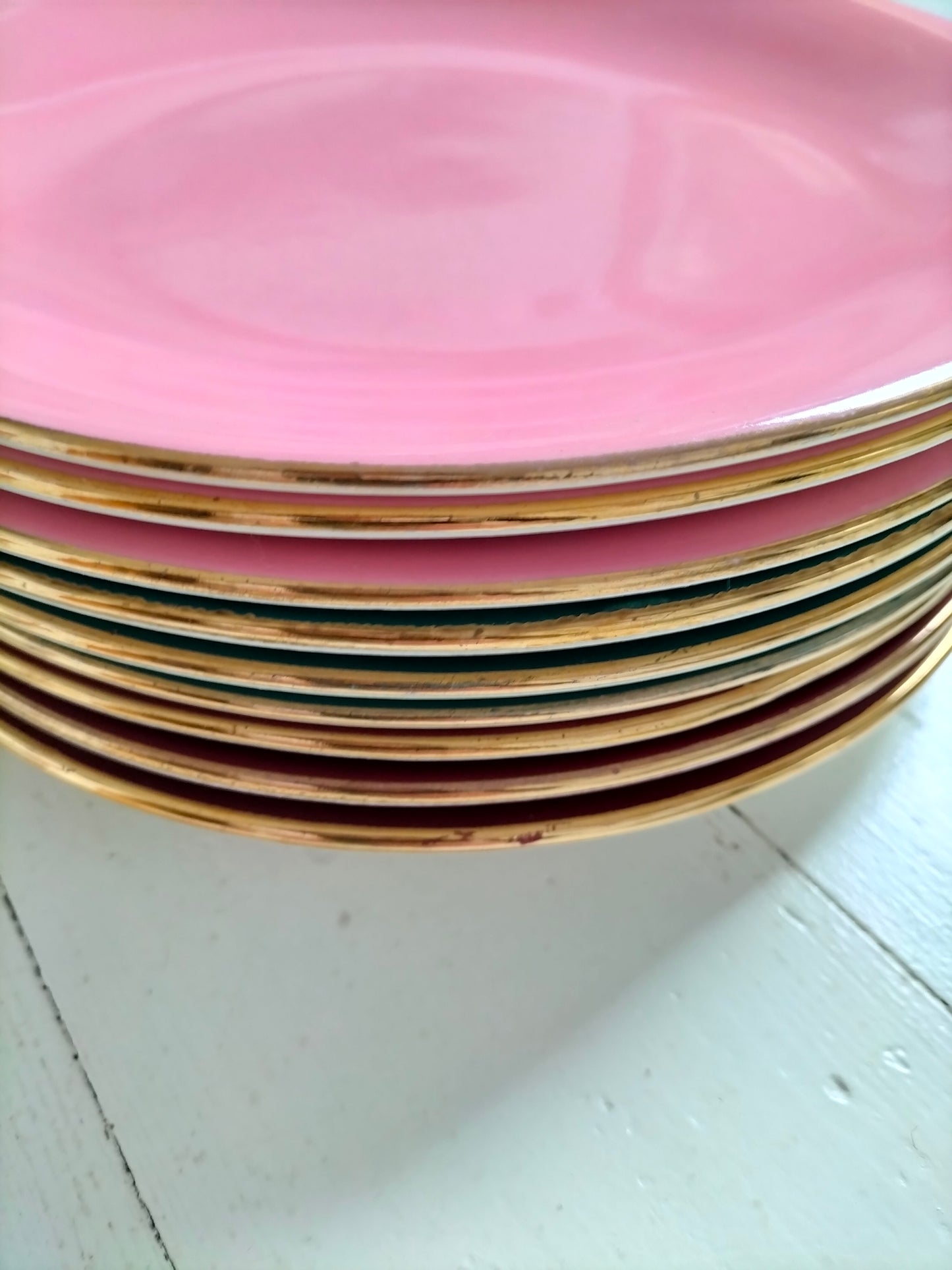 Assiette plate Boch Napoli Saturne