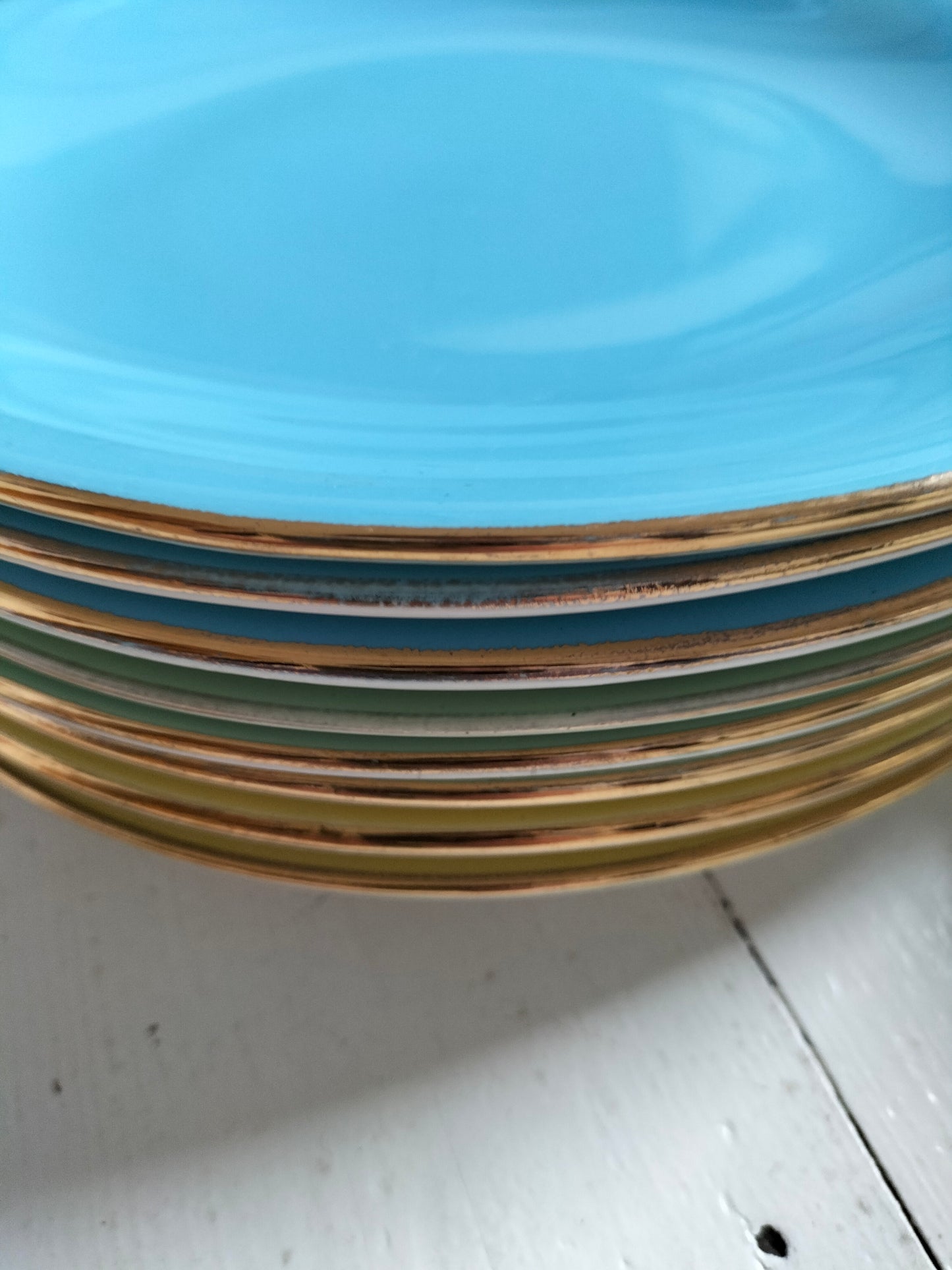 Assiette plate Boch Napoli Saturne