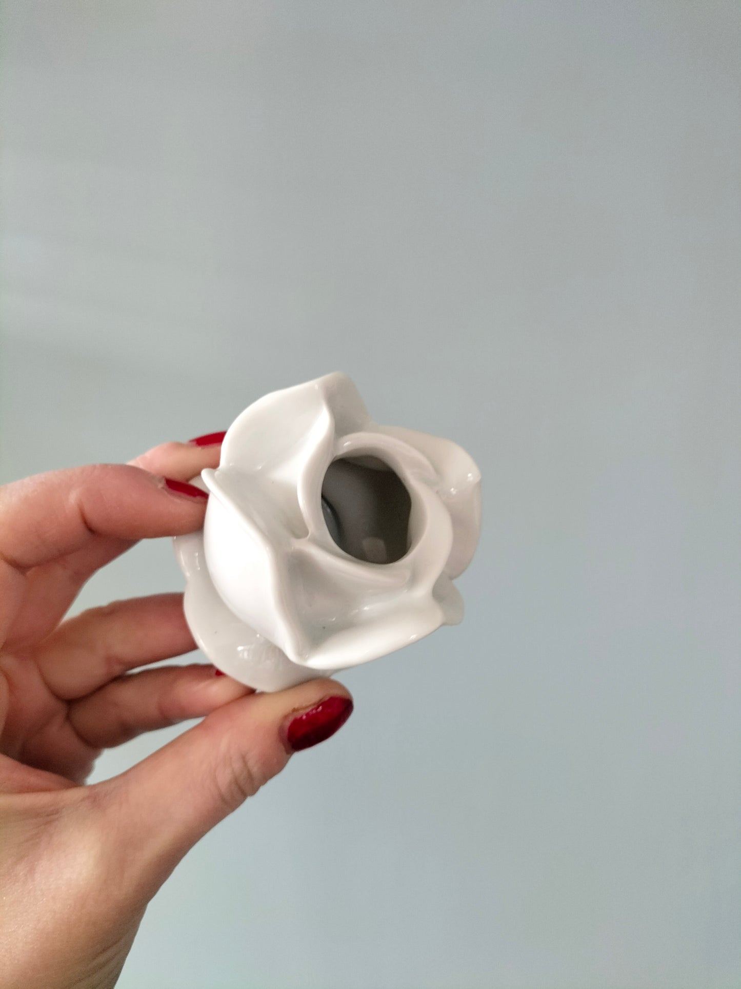 Bougeoir vintage en porcelaine