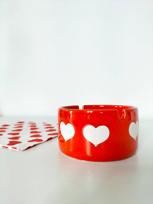 Cendrier Waechtersbach coeurs