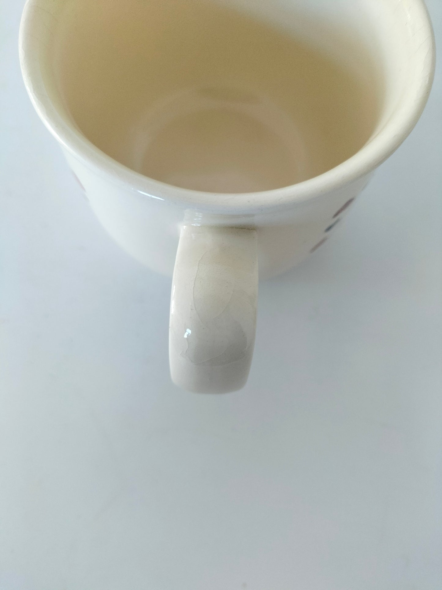 Tasse cœurs en porcelaine Elsterwerda DDR