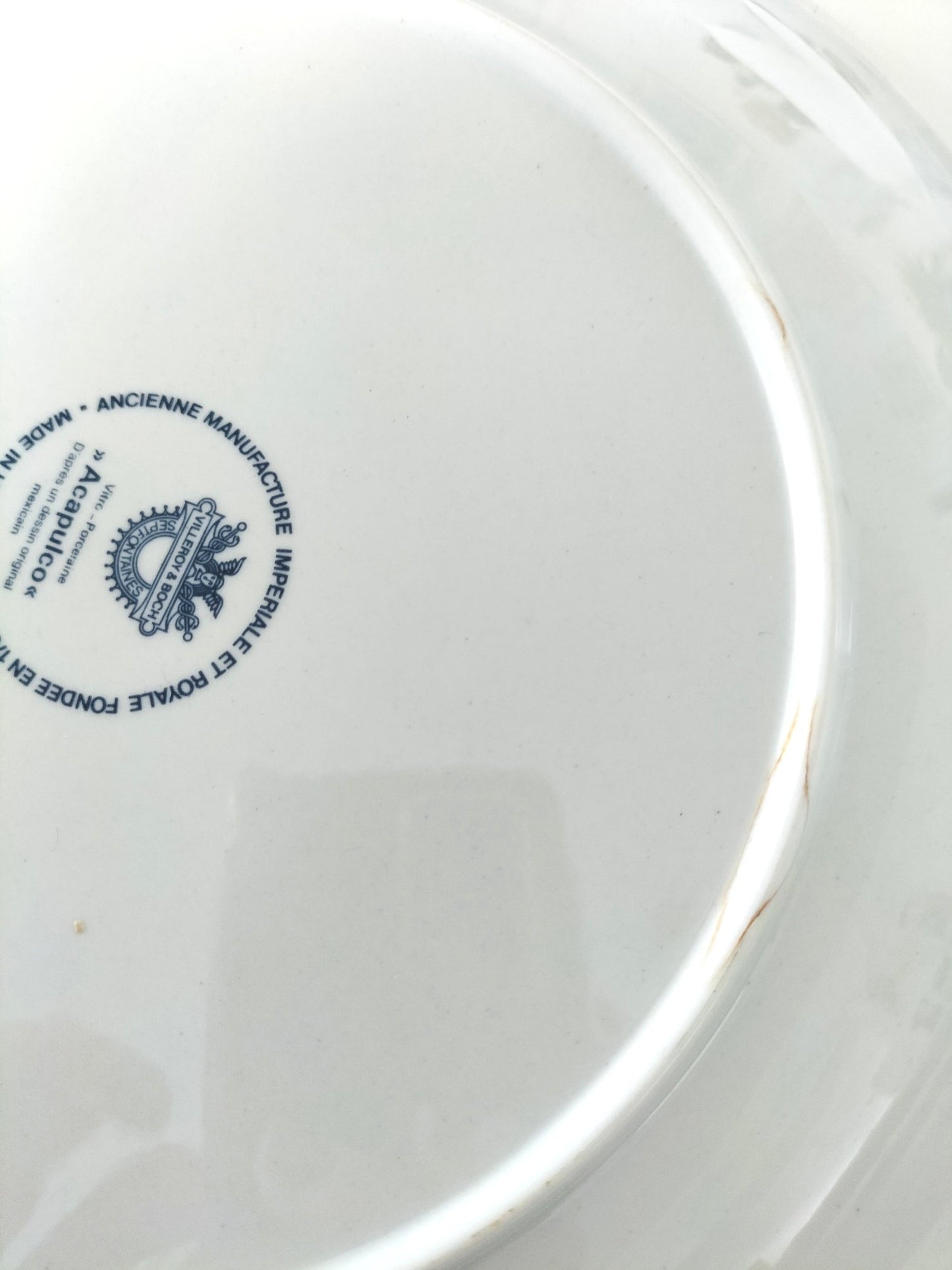 4 assiettes plates 24cm Villeroy et Boch Acapulco (pour Sophie)