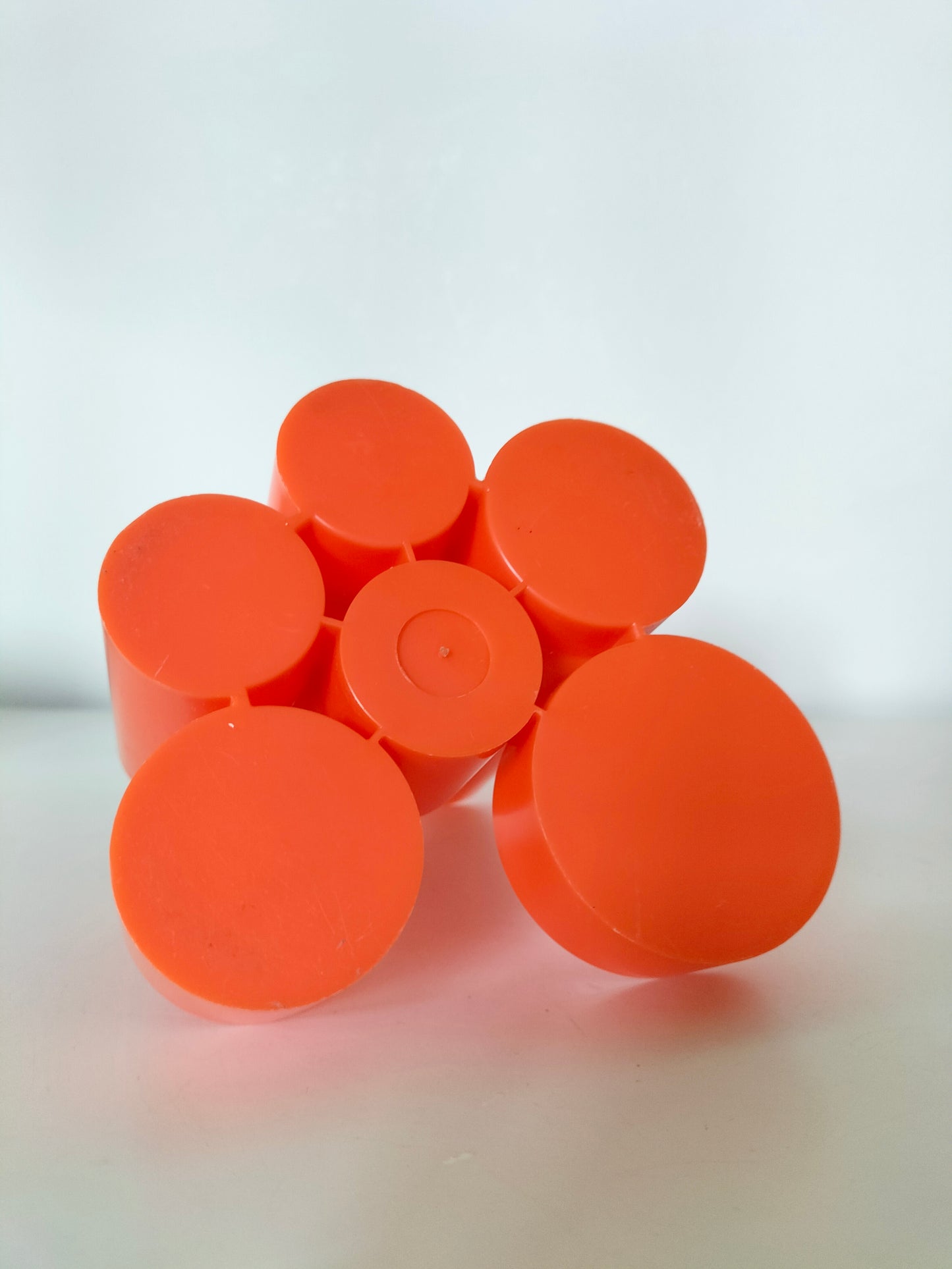 Organiseur de bureau vintage orange
