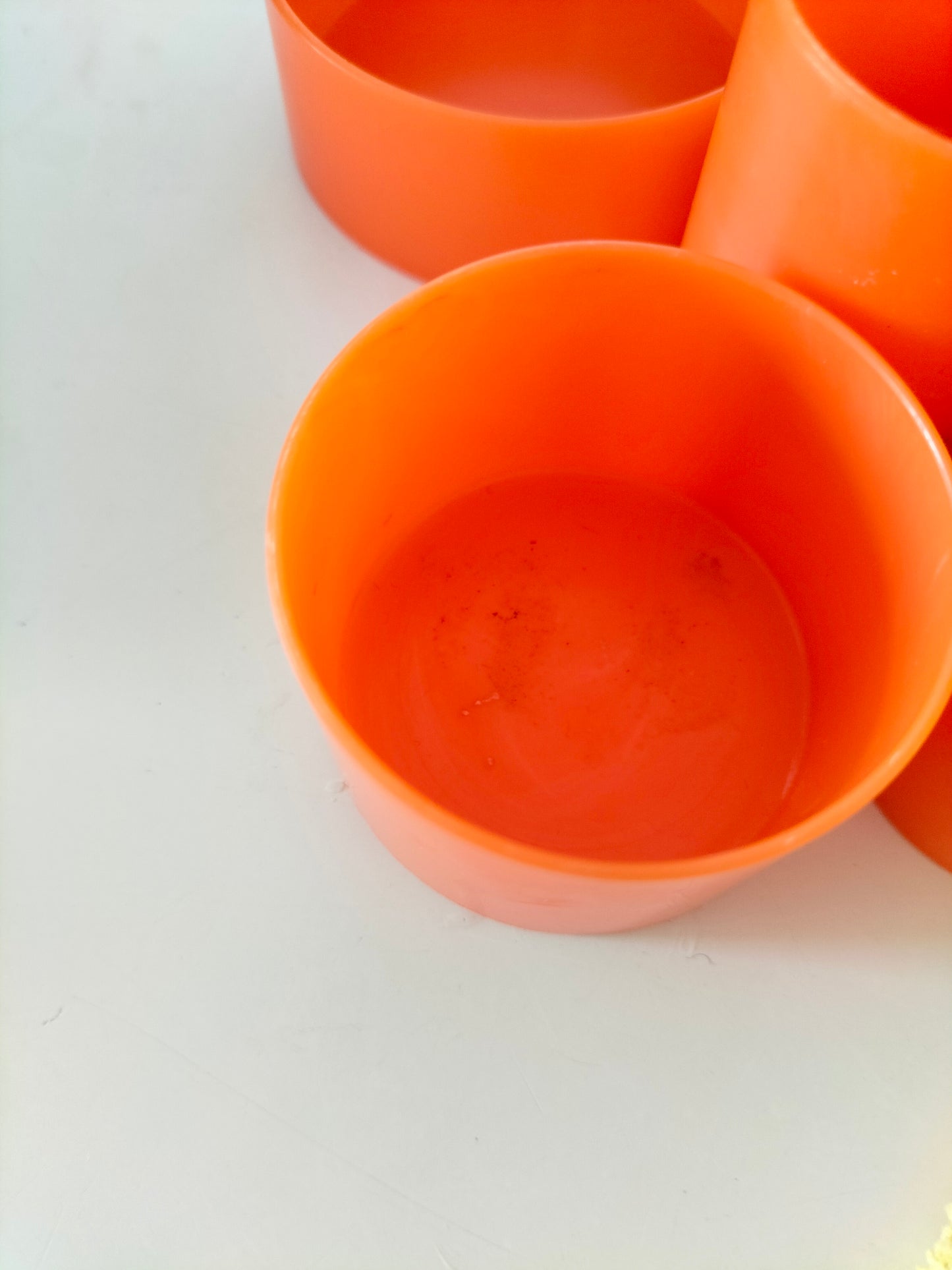 Organiseur de bureau vintage orange