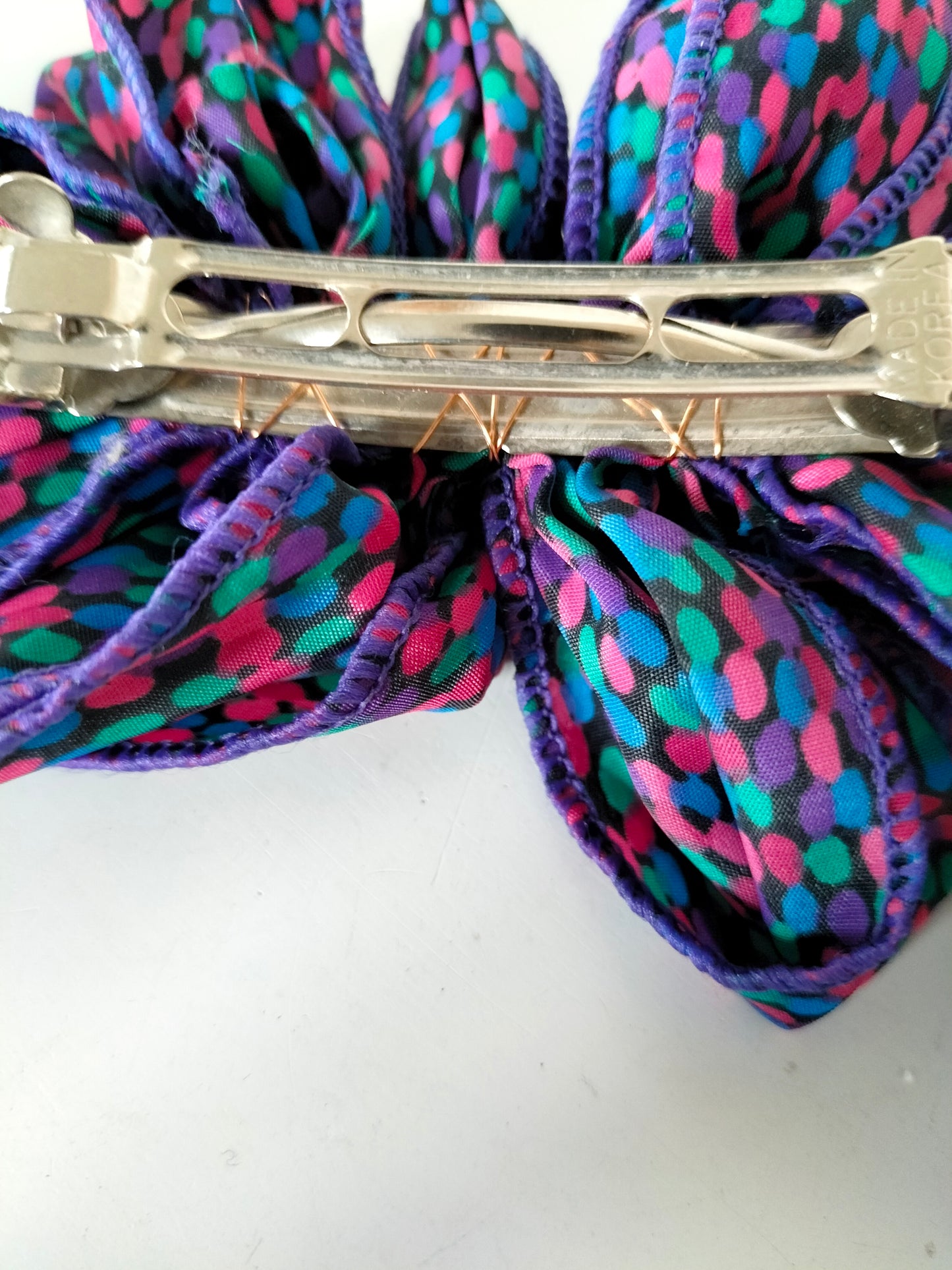 Pince/barrette gros nœud à cheveux