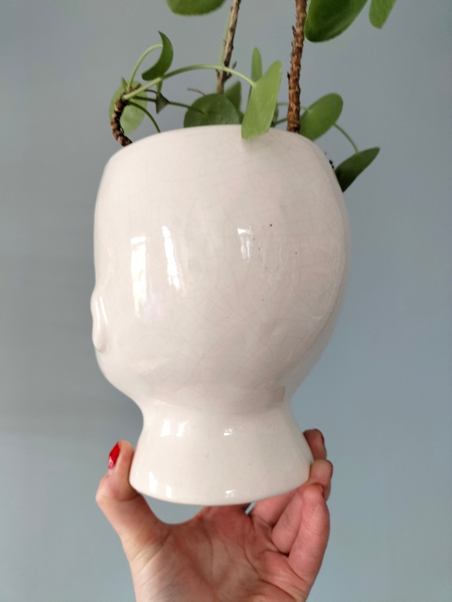Cache-pot tête
