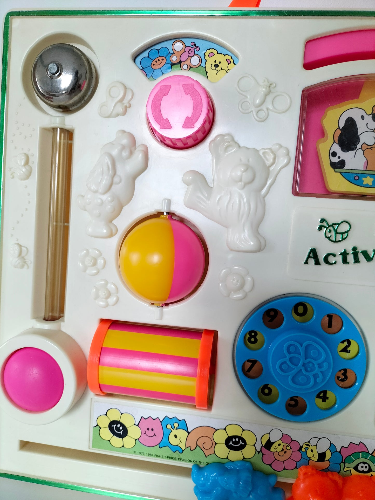 Tableau d'éveil Activity Center Fisher Price 1984