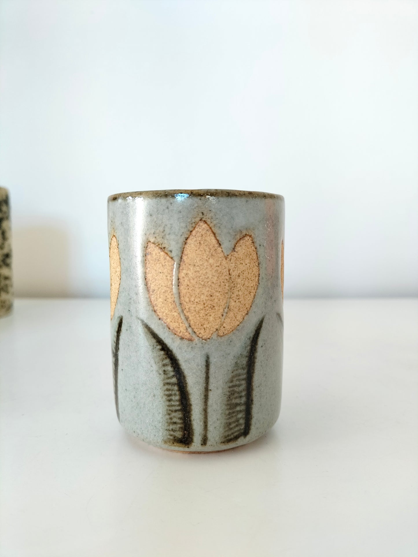 Petit vase/ pot/ photophore en grès au choix