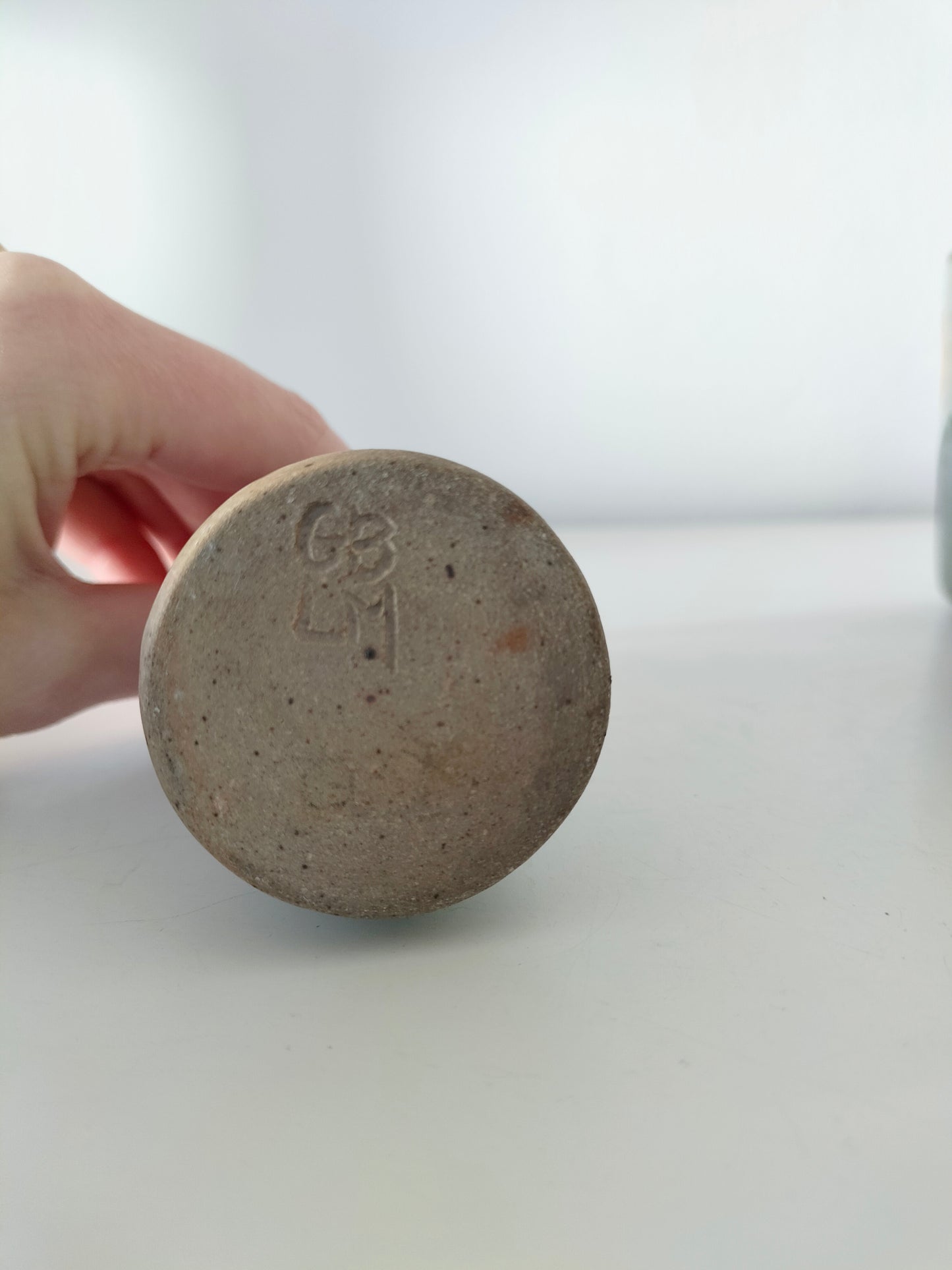 Petit vase/ pot/ photophore en grès au choix