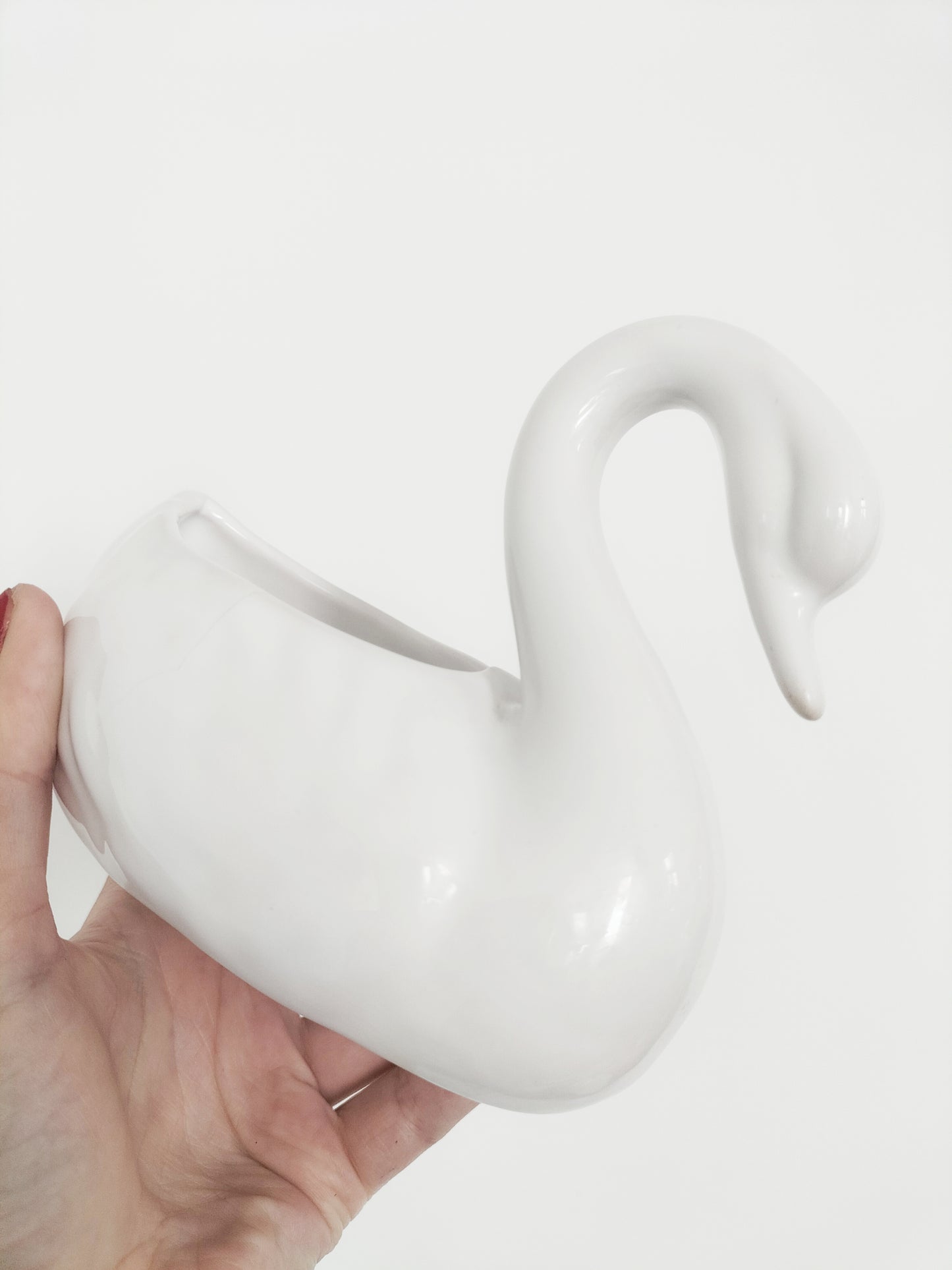 Petit cache-pot cygne