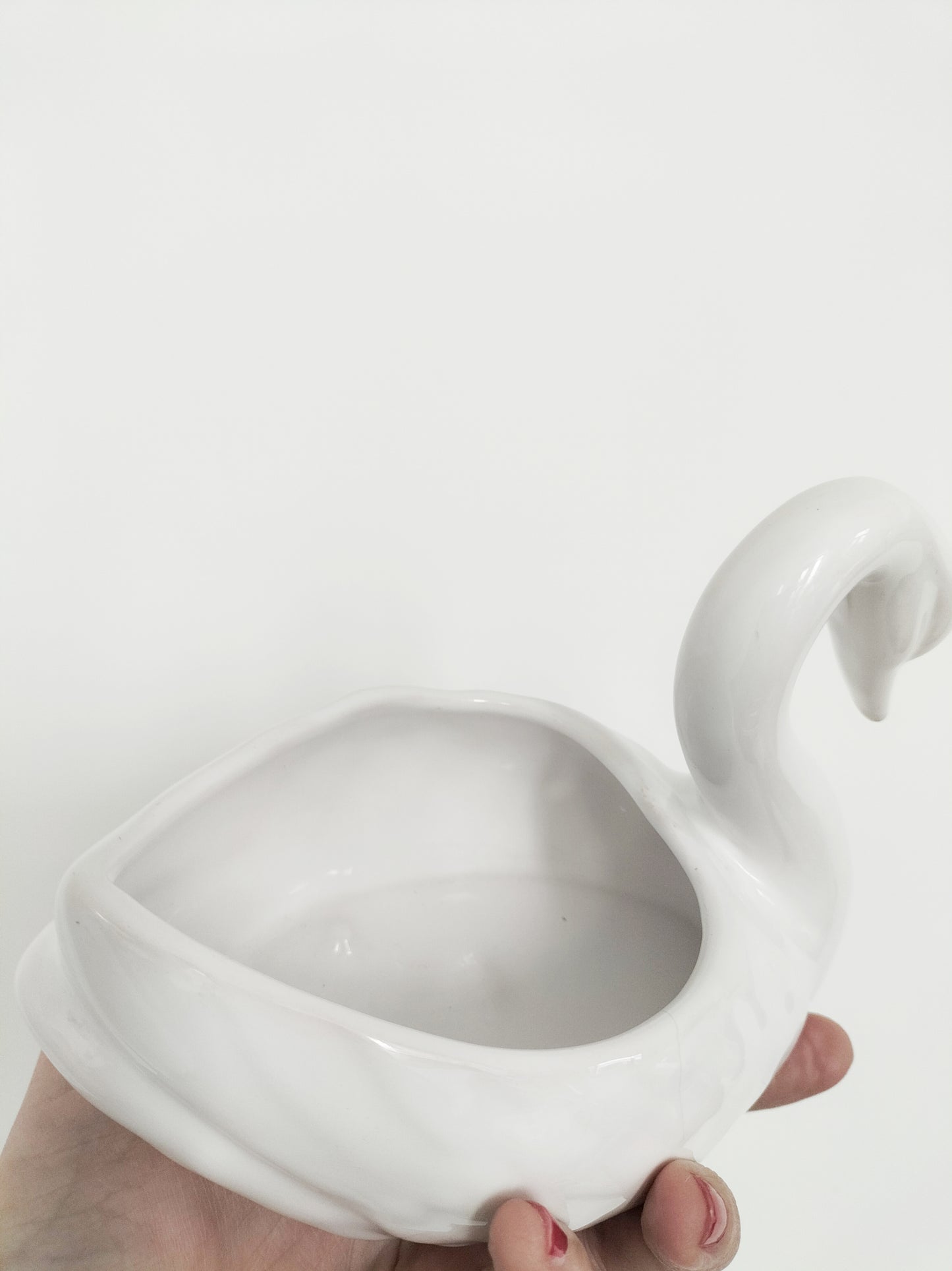 Petit cache-pot cygne