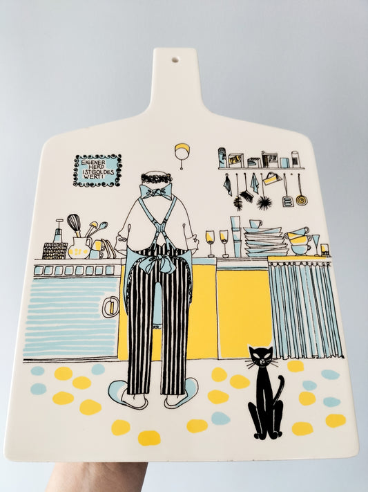 Planche à découper/ dessous de plat vintage