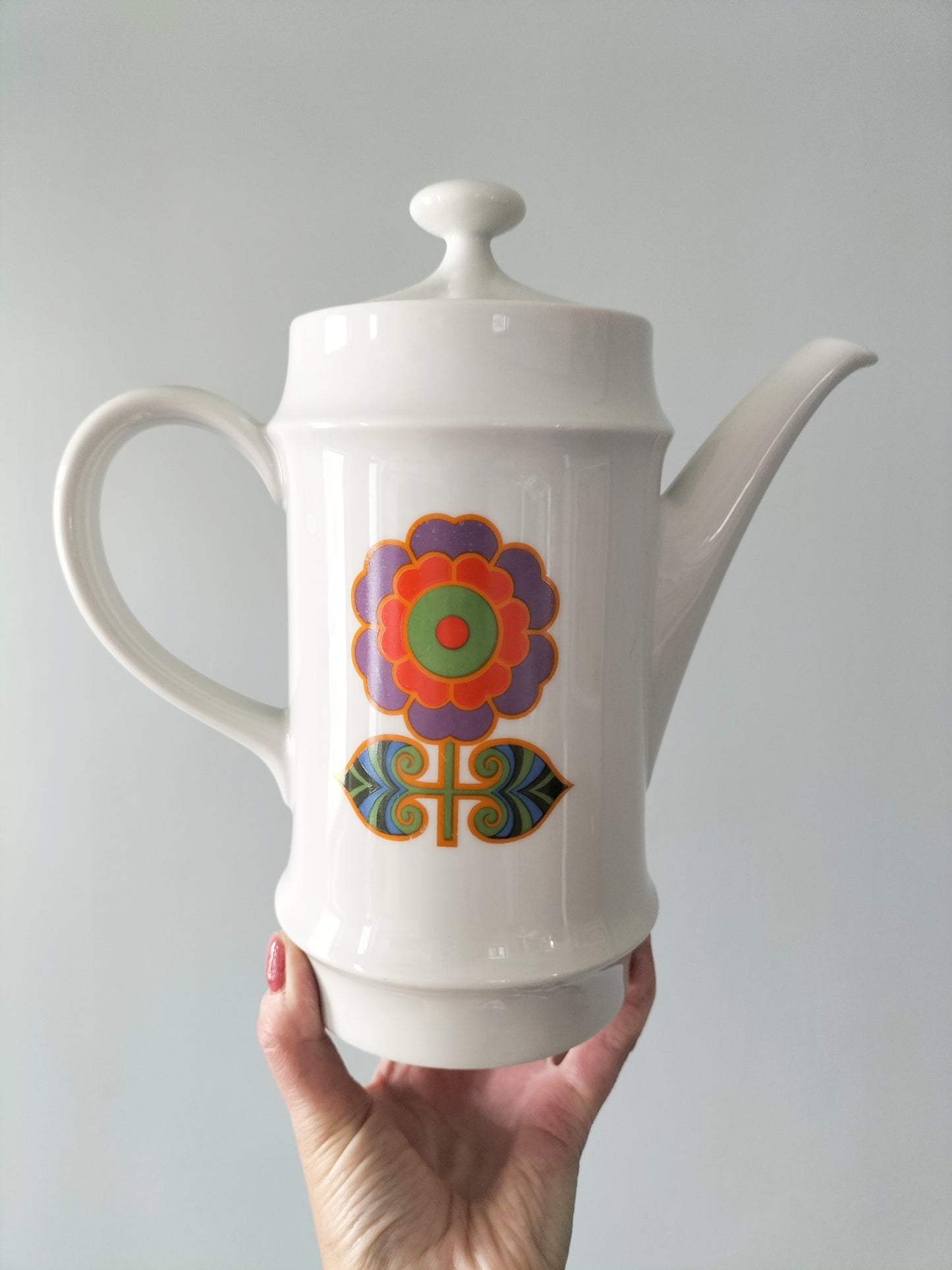 Cafetière/ théière vintage en porcelaine