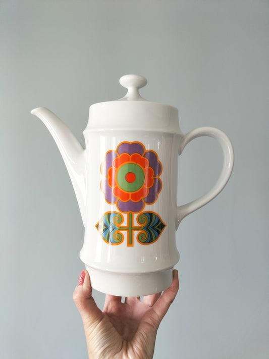 Cafetière/ théière vintage en porcelaine