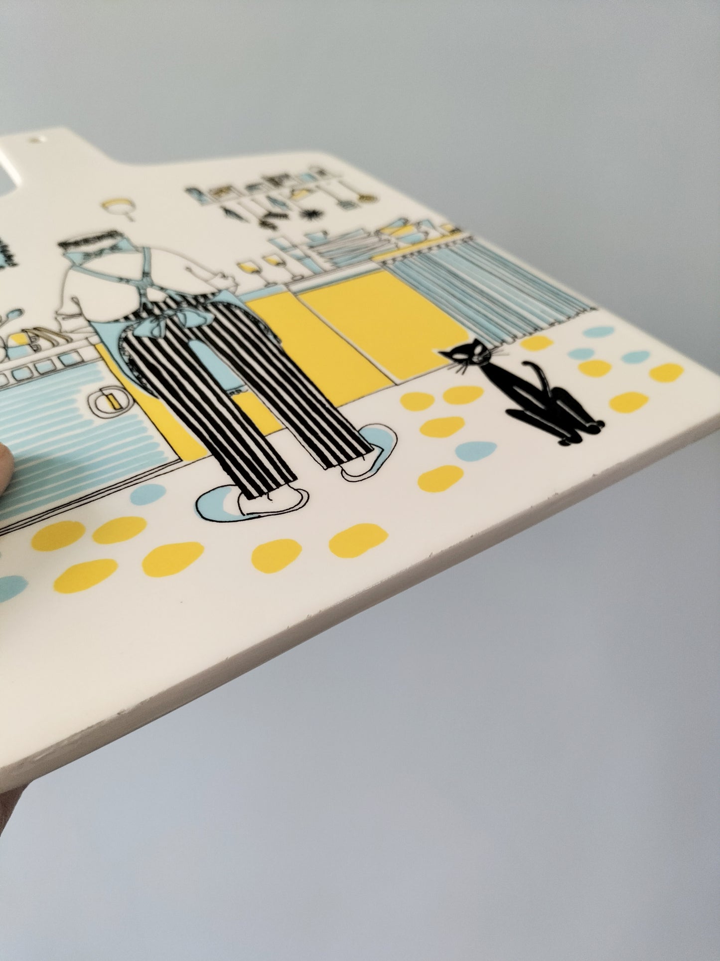 Planche à découper/ dessous de plat vintage