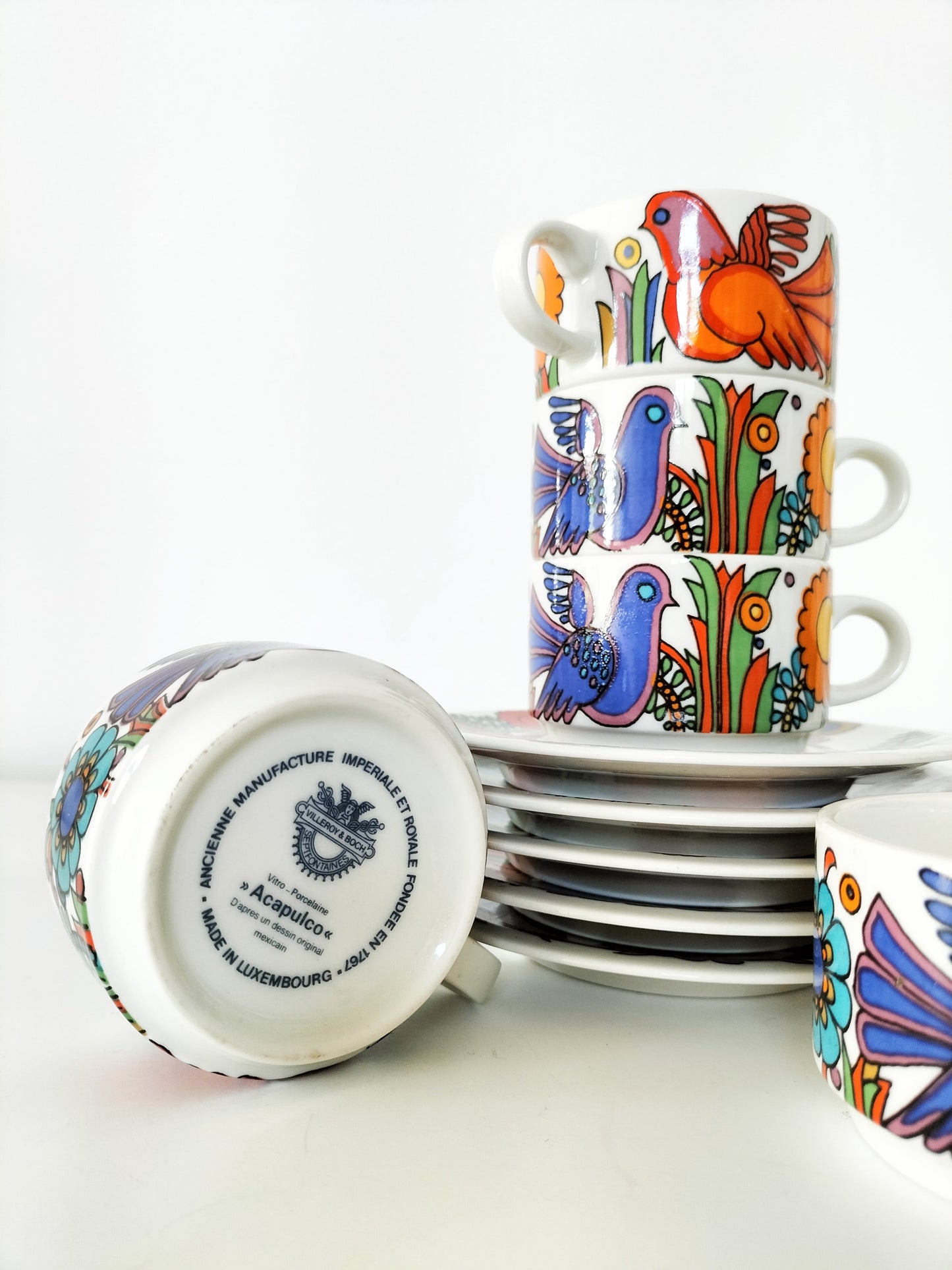 Tasse à expresso et sa sous-tasse Villeroy et Boch Acapulco