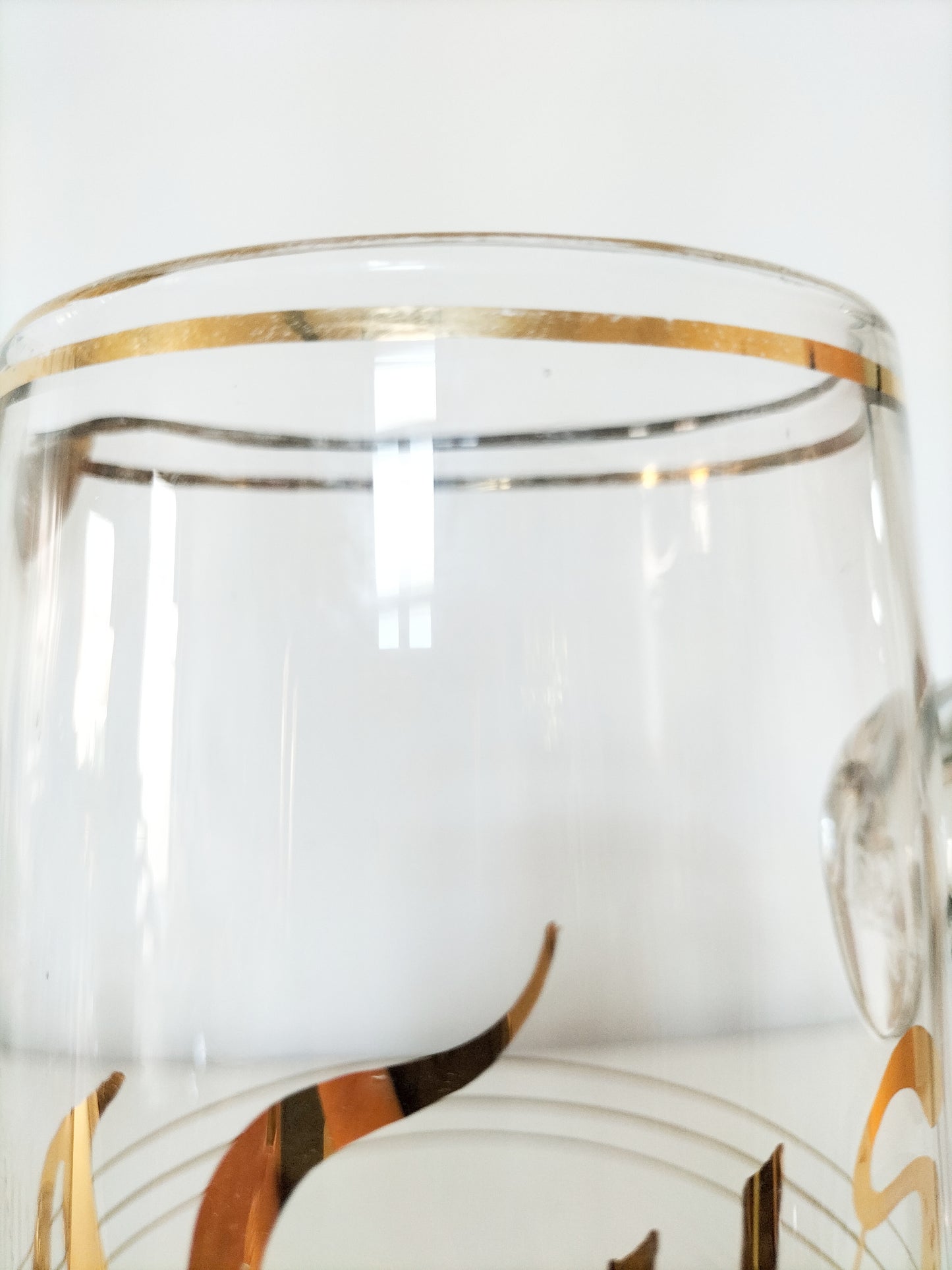 Ensemble carafe et deux verres